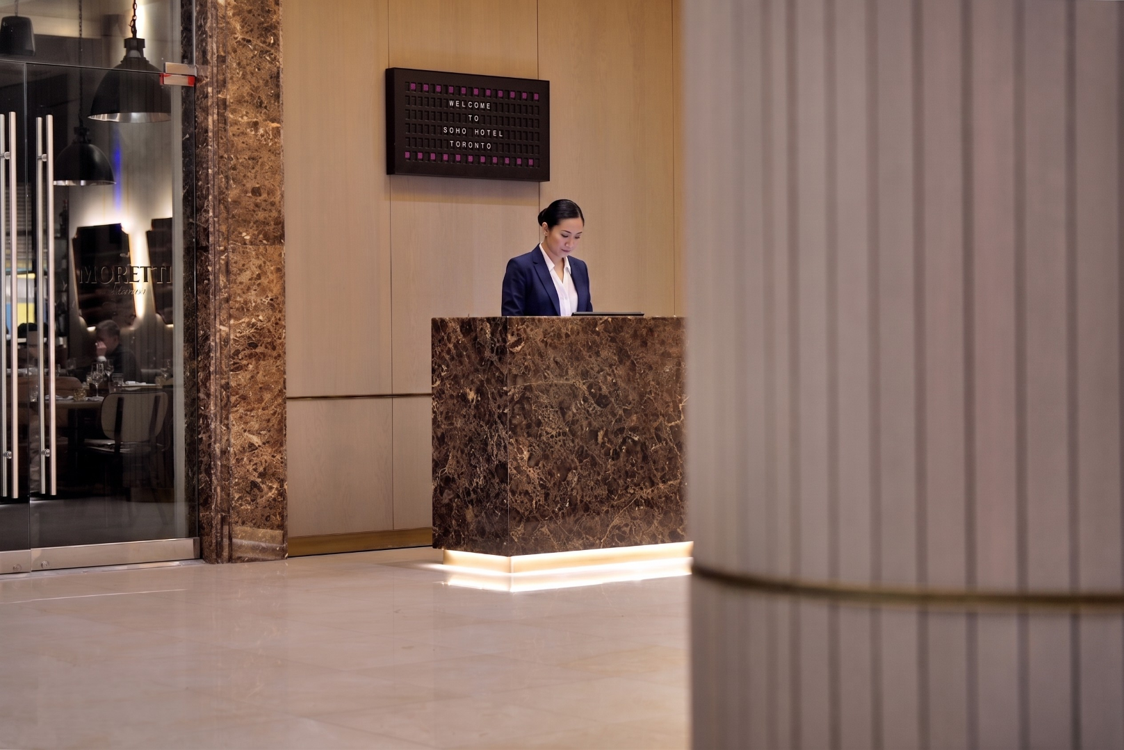 Newly Renovated SoHo Hotel Toronto Lobby