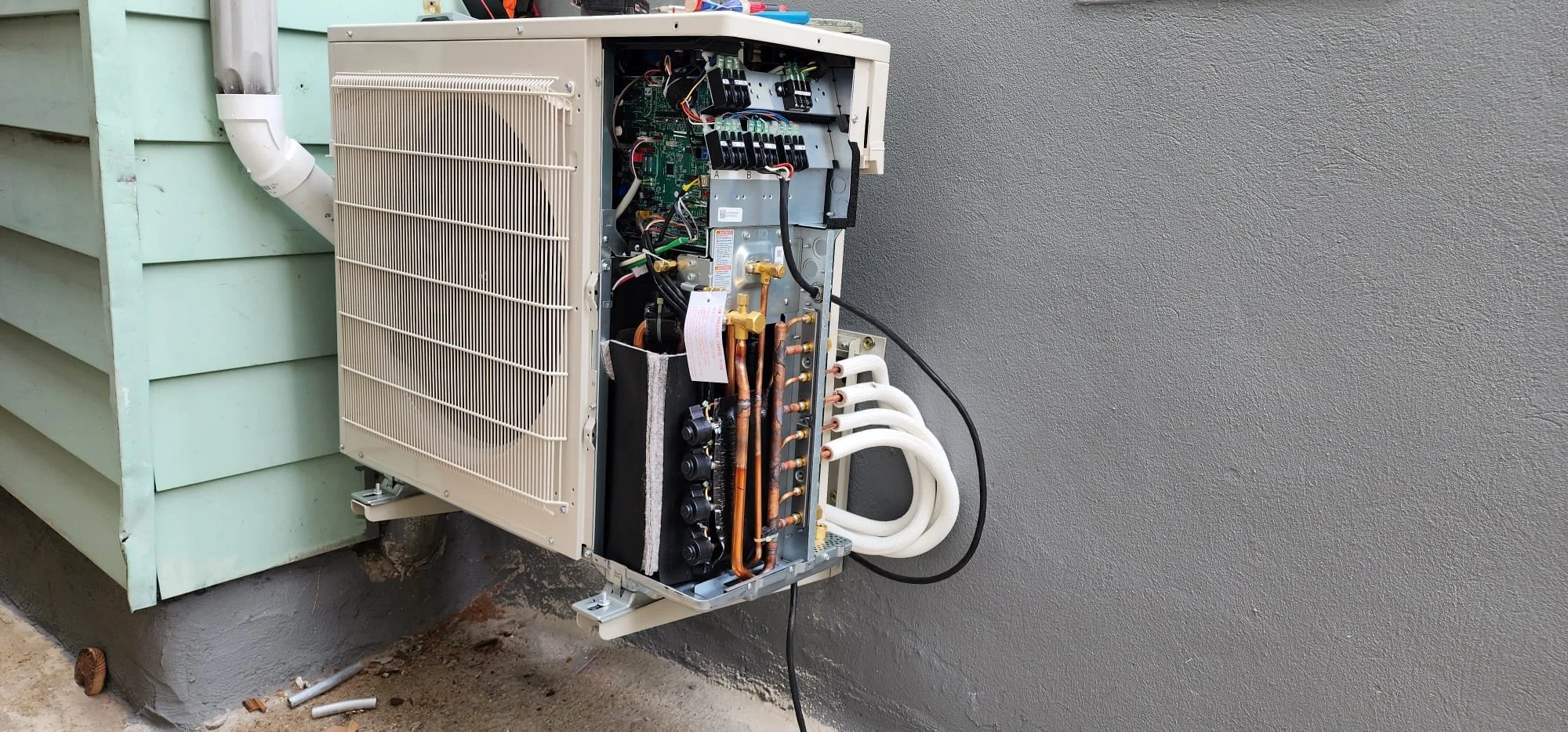 4 Zone Mini Split Installed 