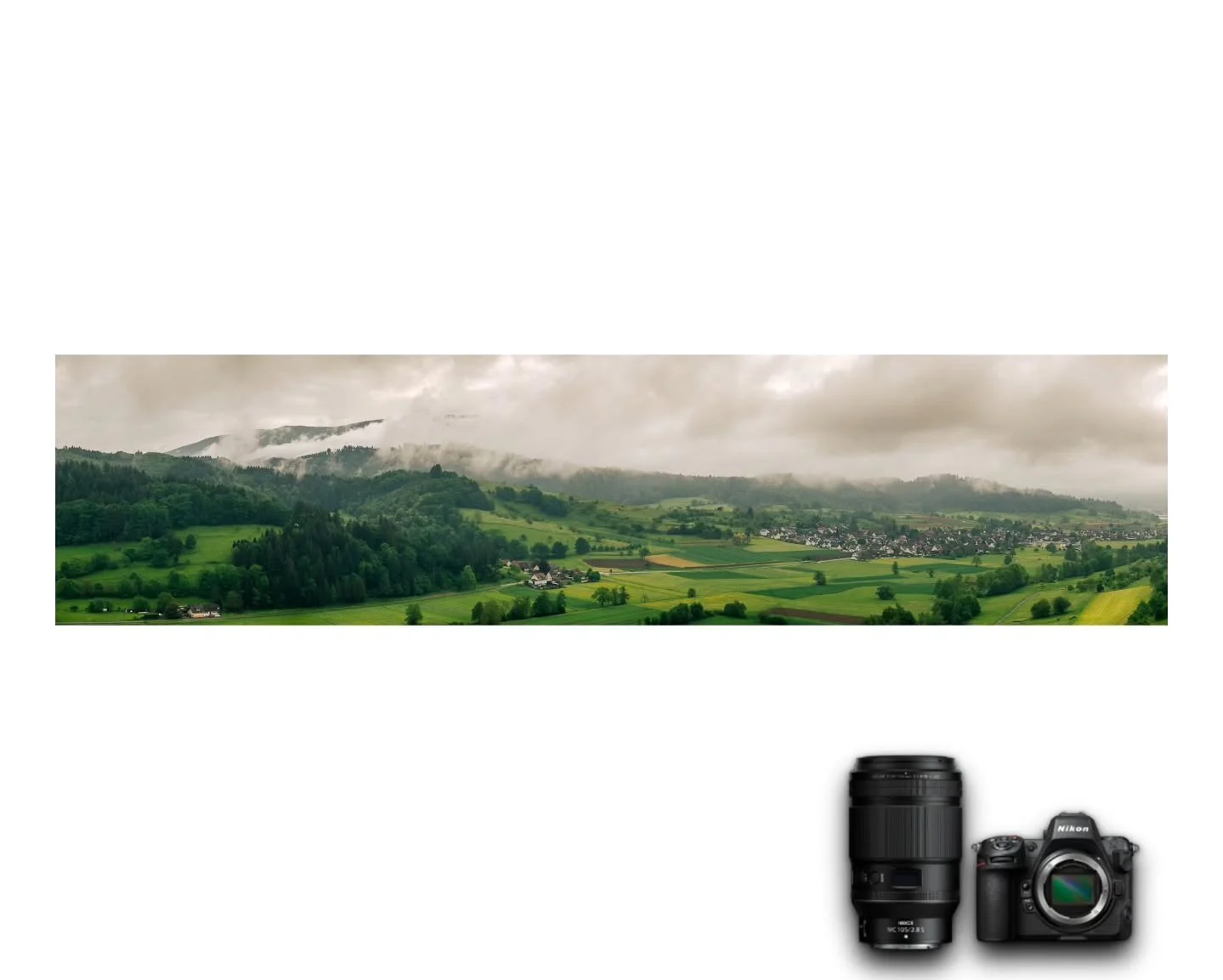 Ein Blick von der Hochburg bei Emmendingen, aufgenommen im Mai 2025. Aus 16 einzelnen vertikalen Bildern hab ich dieses Panorama erstellt. 
&deg;
@nikondach Z8 &amp; Z MC 105 mm VR S f/2.8
&deg;
&deg;
105 mm
1/640 s
f/5
ISO 110
&deg;
&deg;
&deg;
#mad