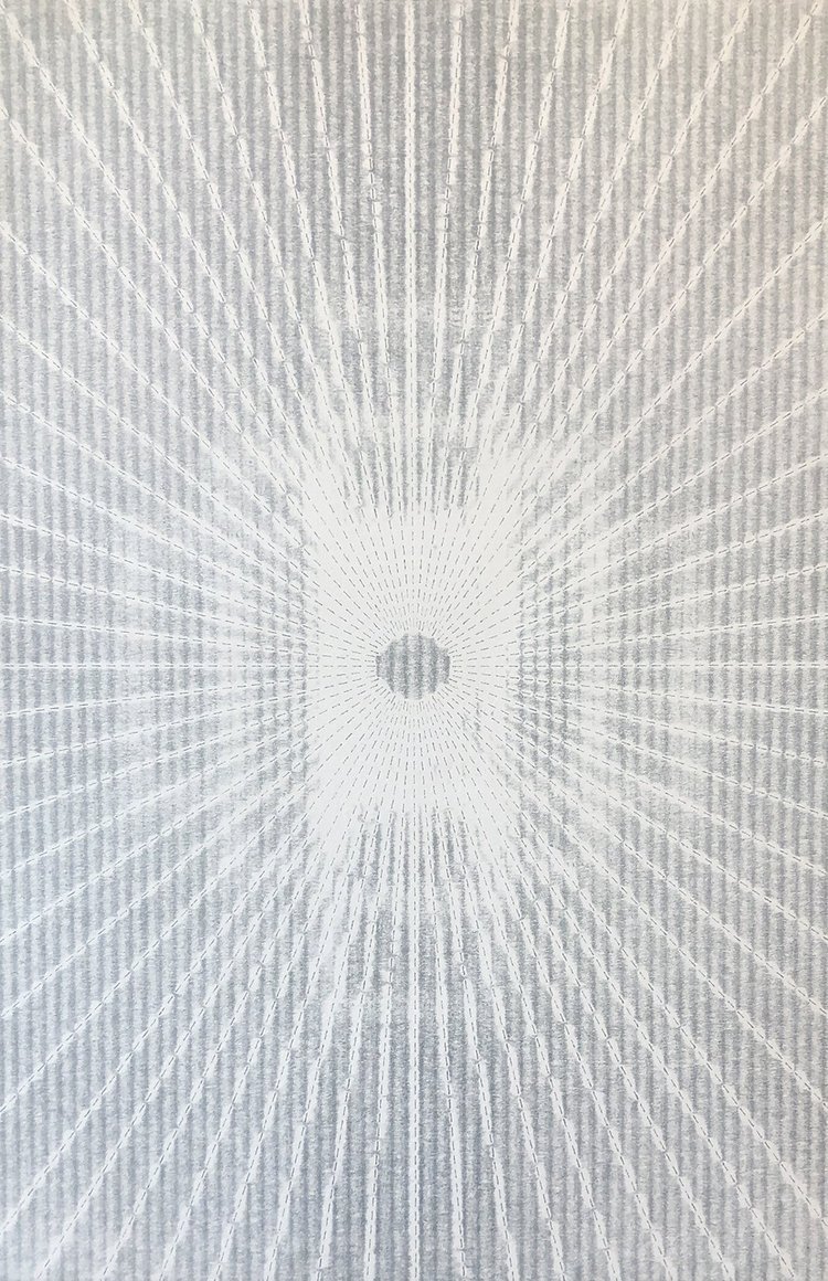 As Above, So Below, monoprint, ink on Rives BFK, 2023, 26.25 x 18.75 inches