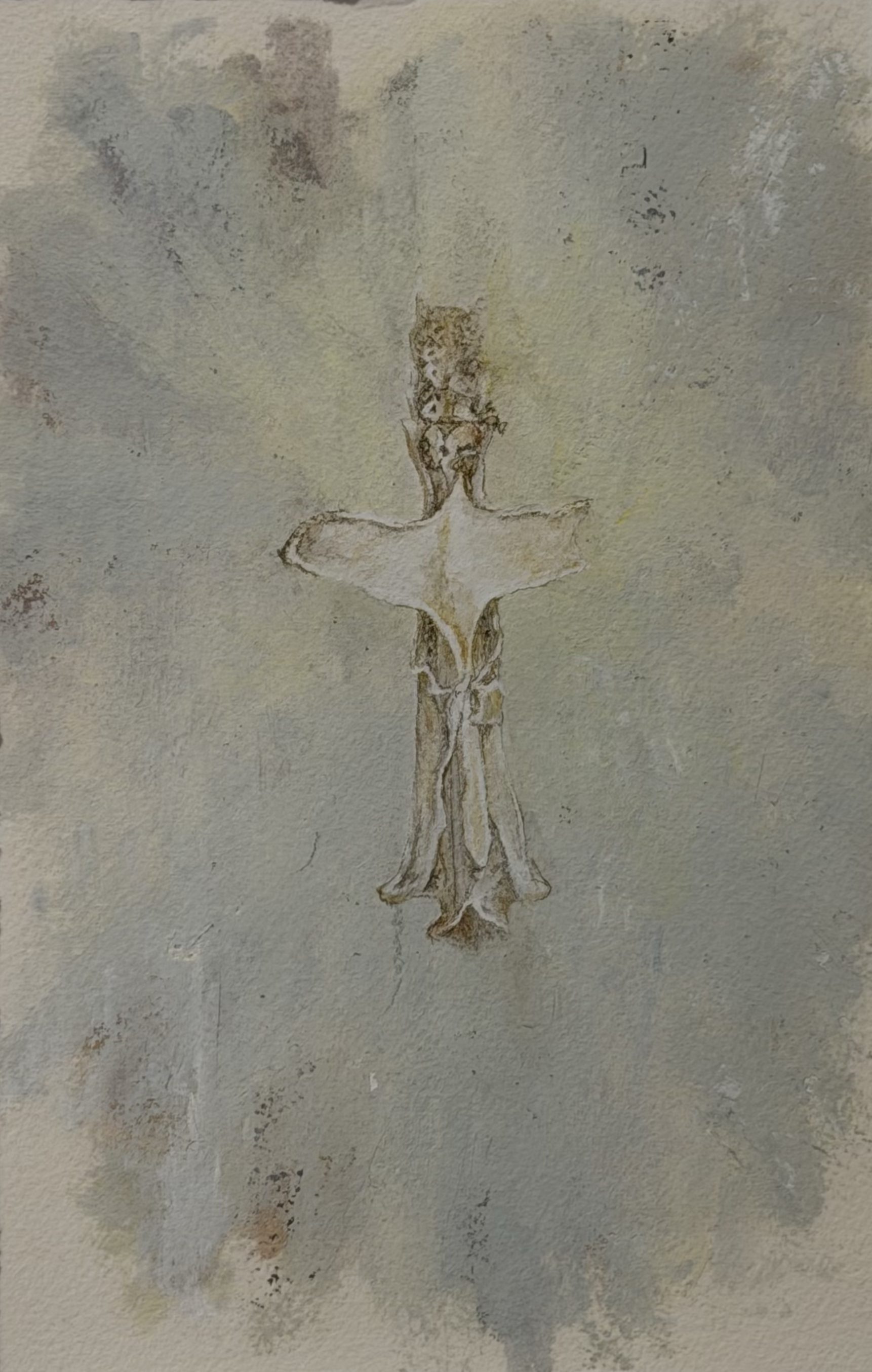 Zuriel, watercolor and acrylic, 450