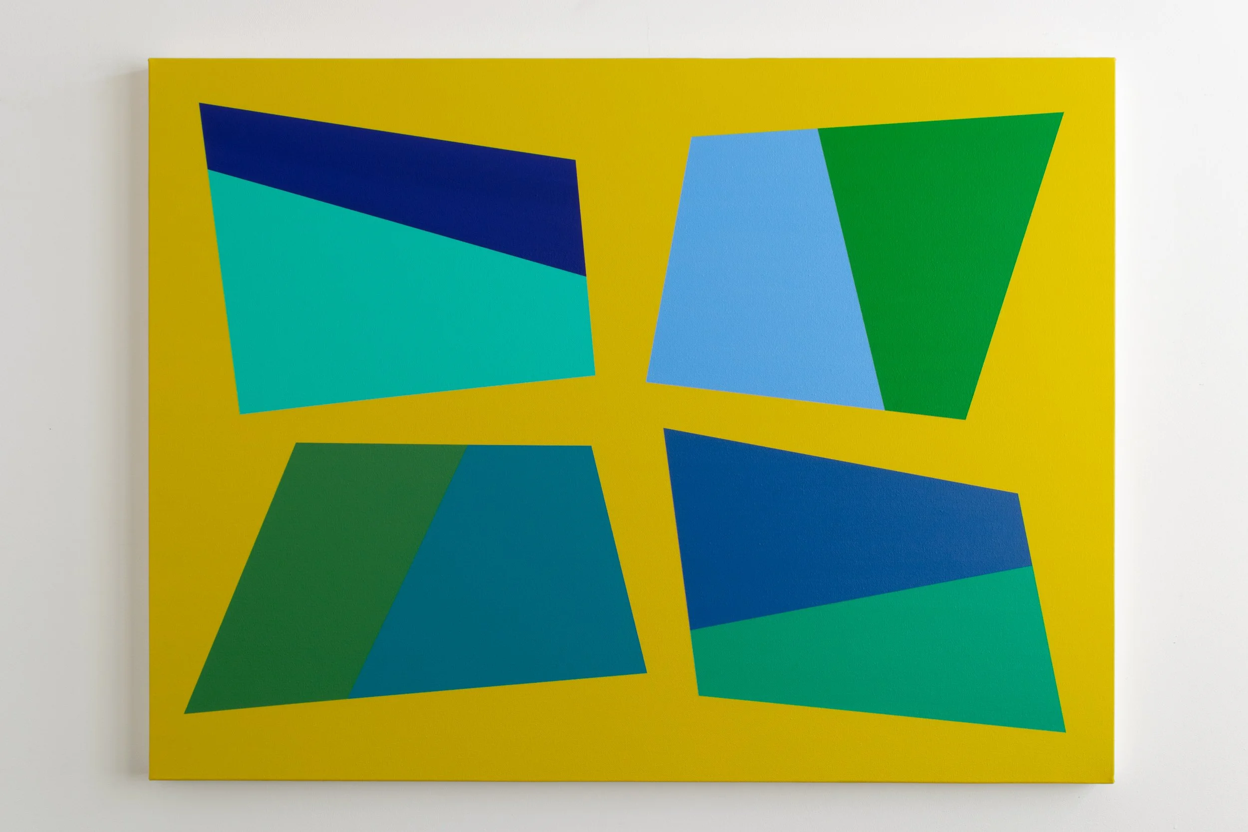Equilibrio, 2025, acrylic on canvas, 36 x 48 inches