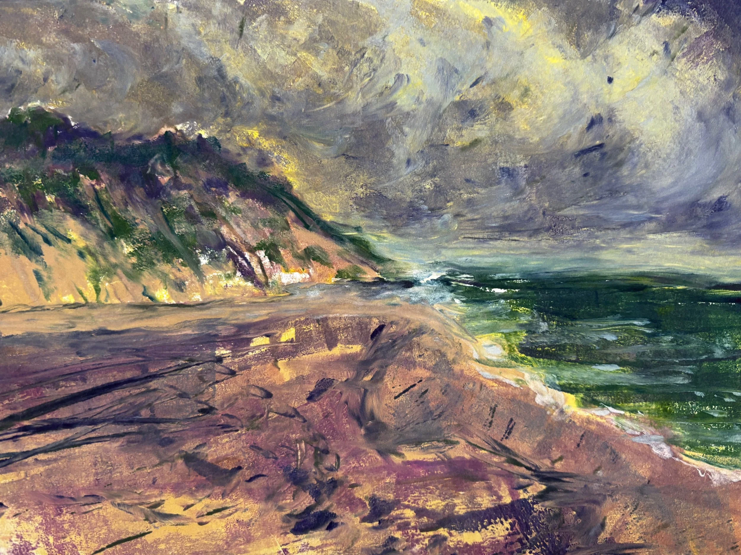 Stormy Day (8x11”) Monotype, $275