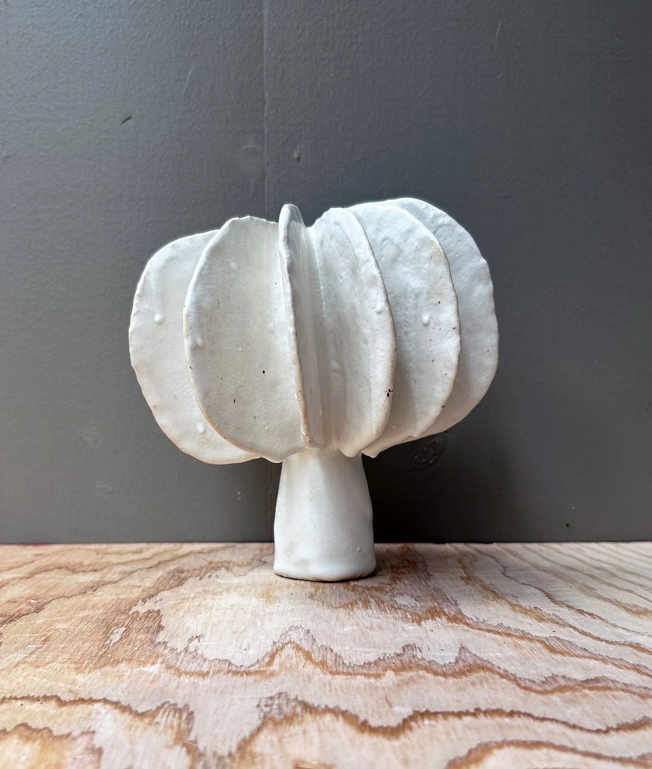 Flora #30, 2022, ceramic, 7.5 x 7 x 7”