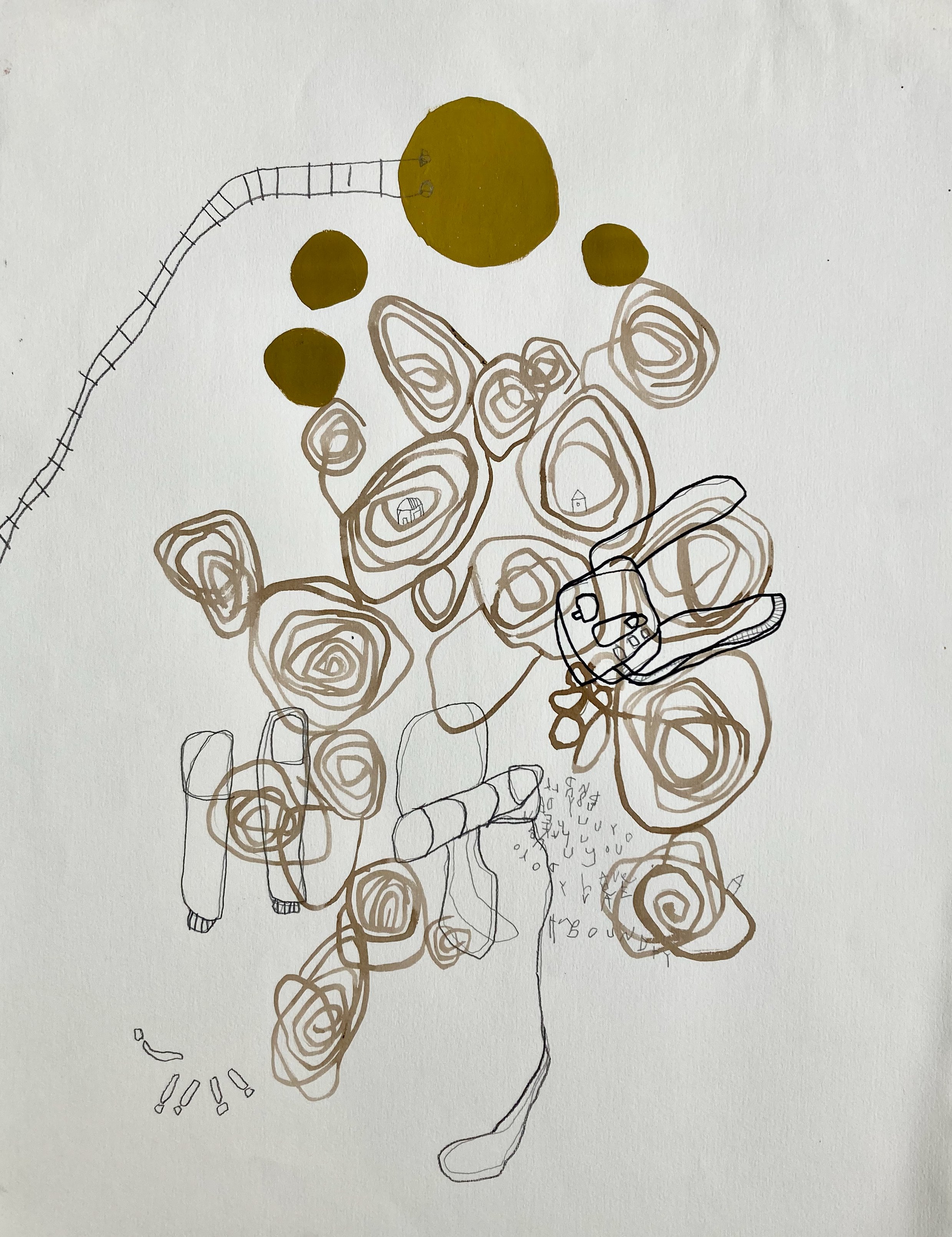 All Our Bones, All Our Cells, 2023, 24 x 20 inches