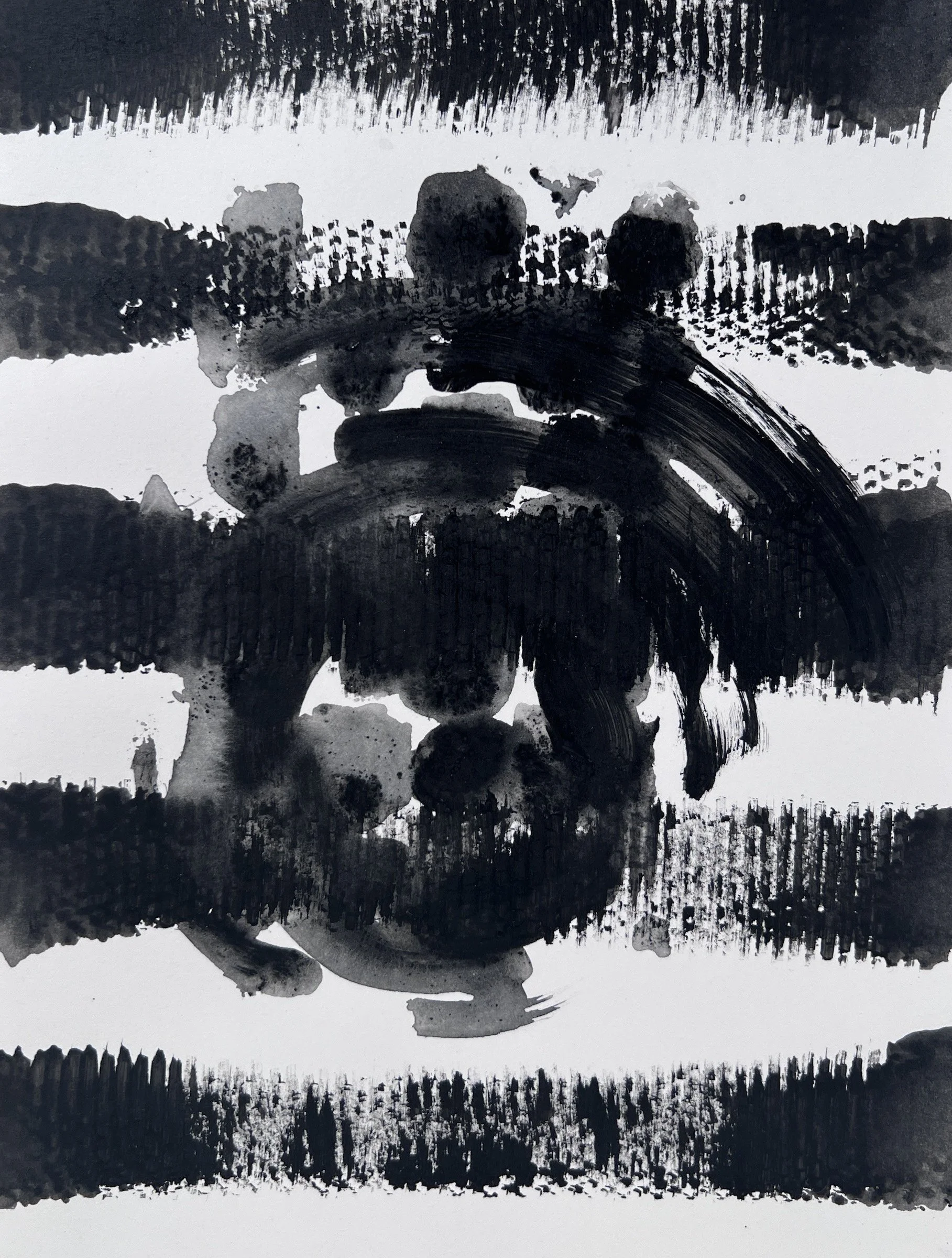 Connection #44, acrylic on paper,  12 x 9 inches, 300.
