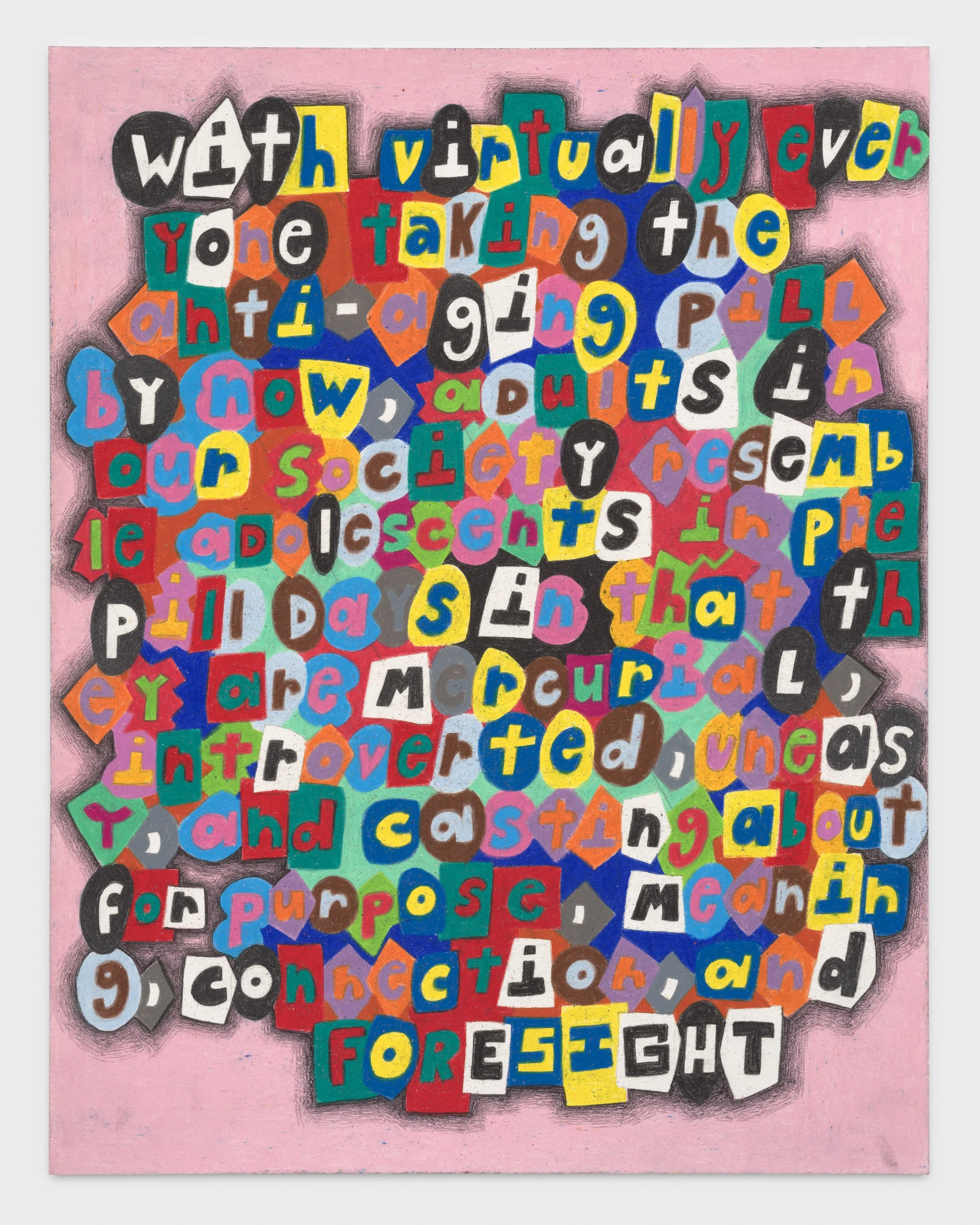 1964 to 2030, silkscreen, Gary Lichtenstein Editions, edition of 50. 30 x 22 inches.