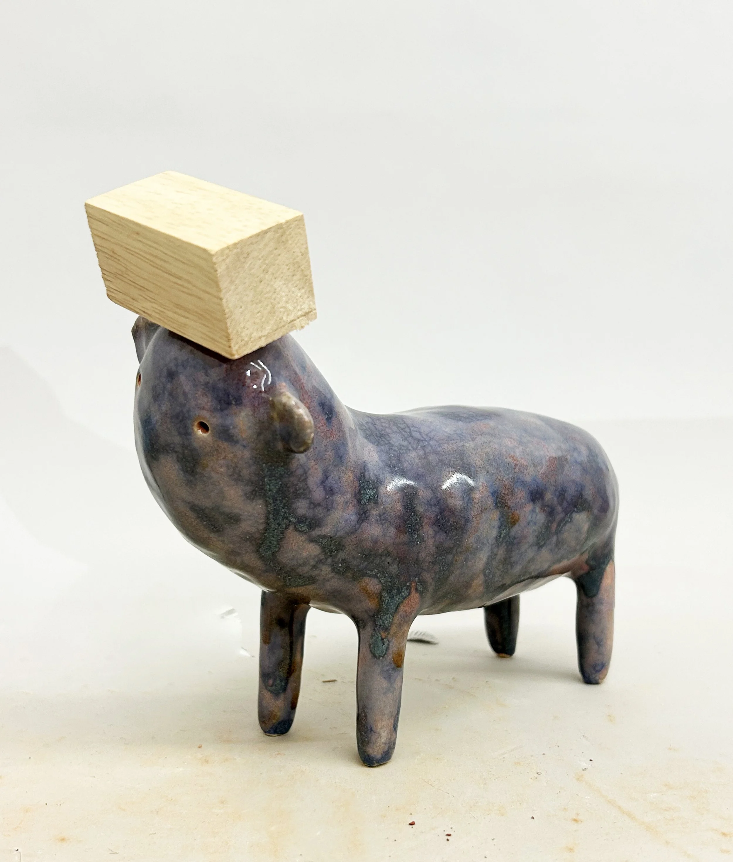 Fauna #17, 2023, ceramic, 6 x 3 x 8”