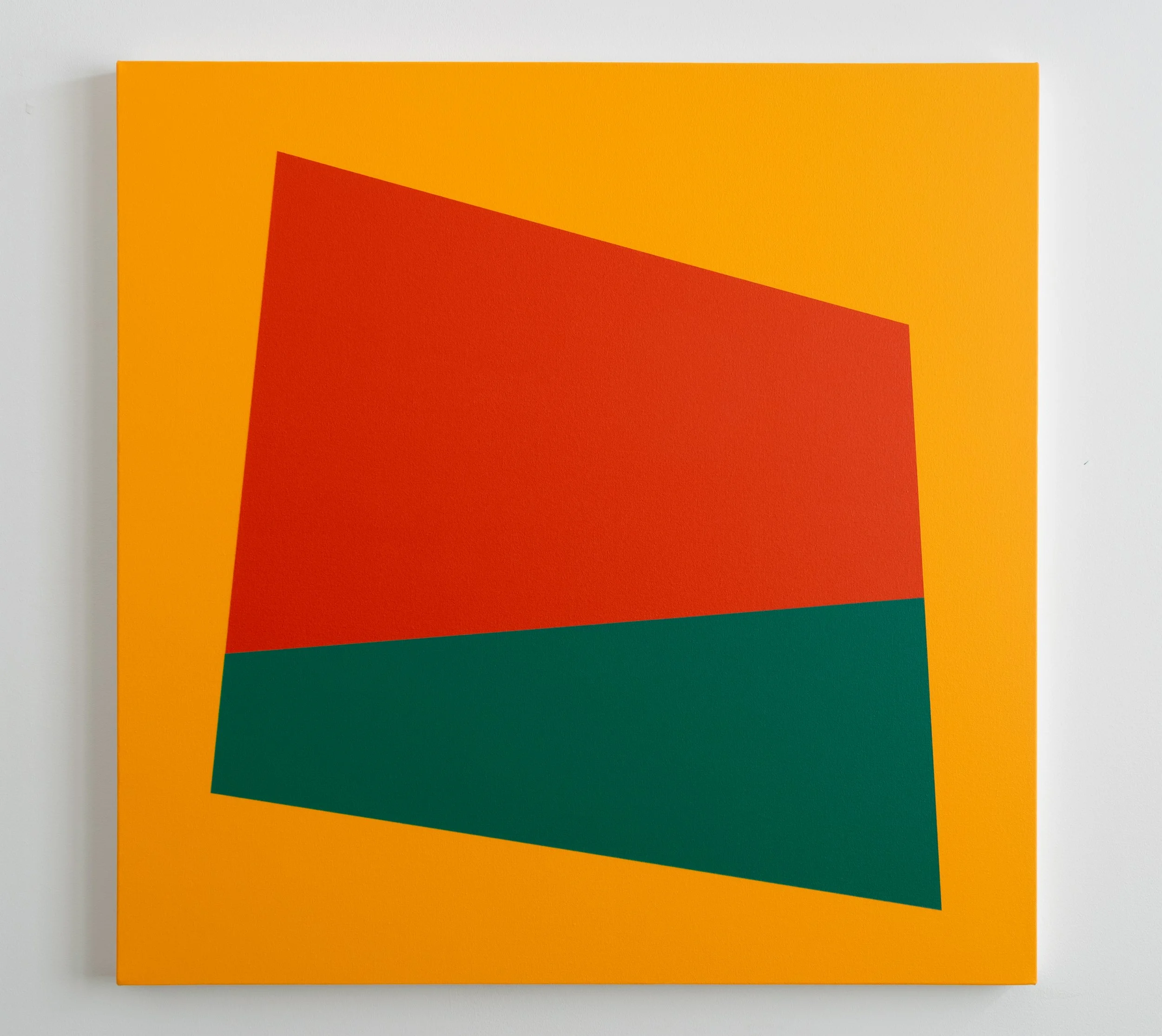On an On, 2024, acrylic on canvas, 40 x 40 inches