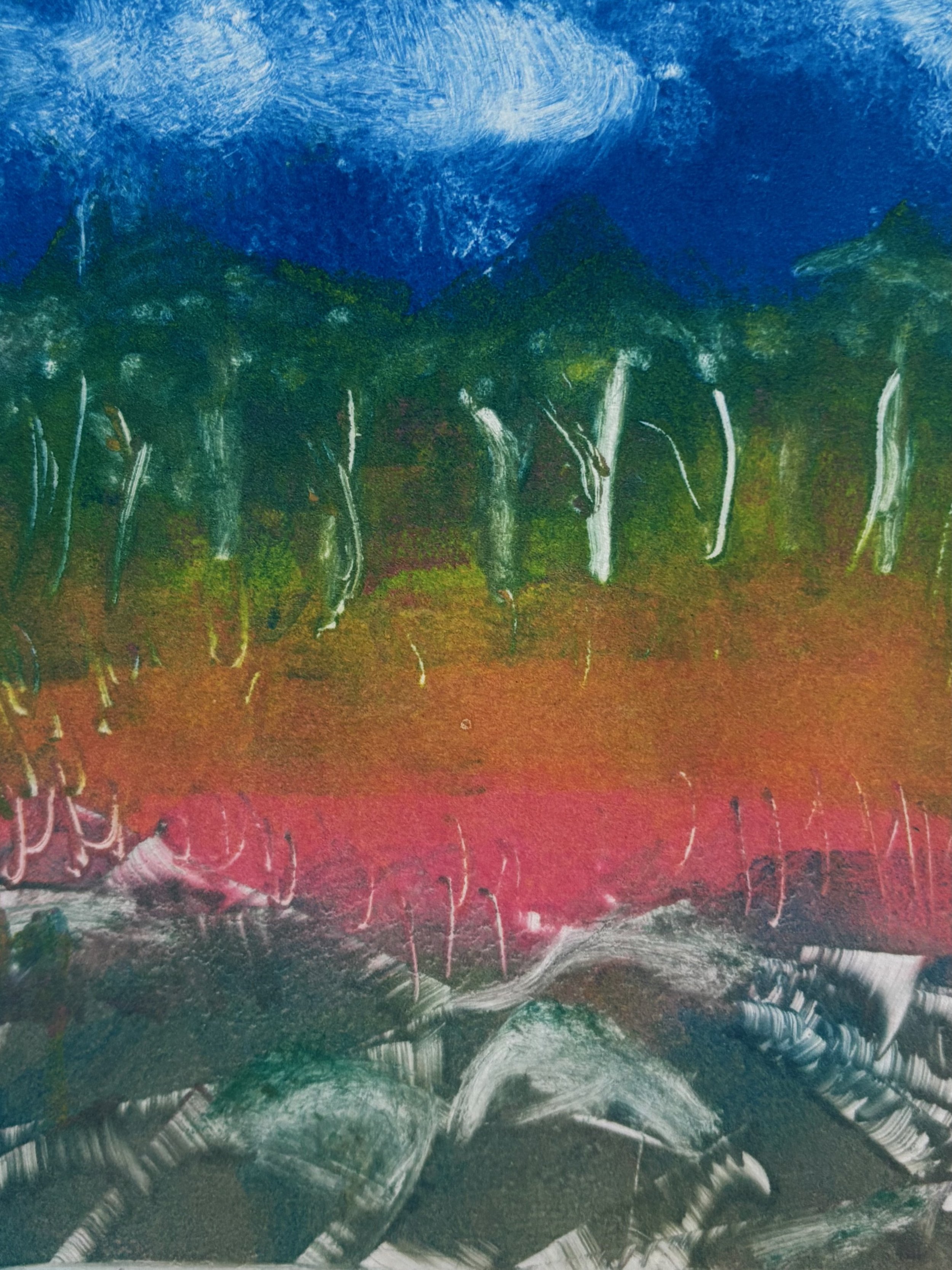 Cape Day (7x5”) Monotype, $100