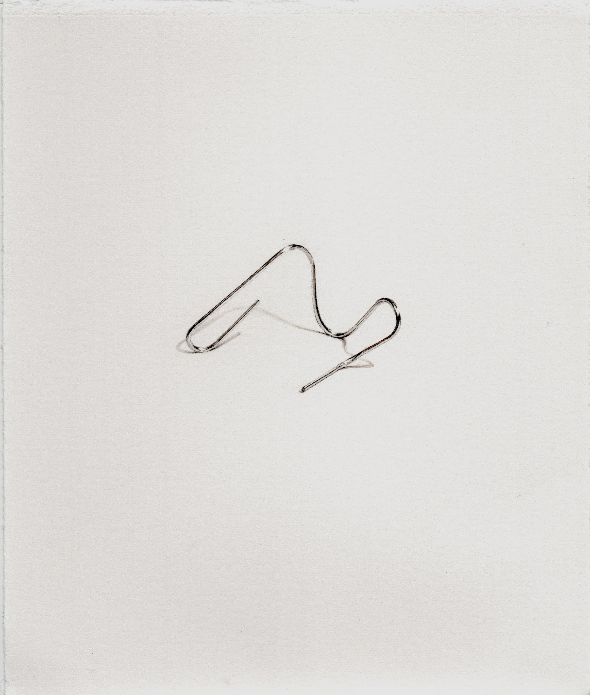 Untitled, sepia watercolor on paper,9-3/4 × 11 inches, 500