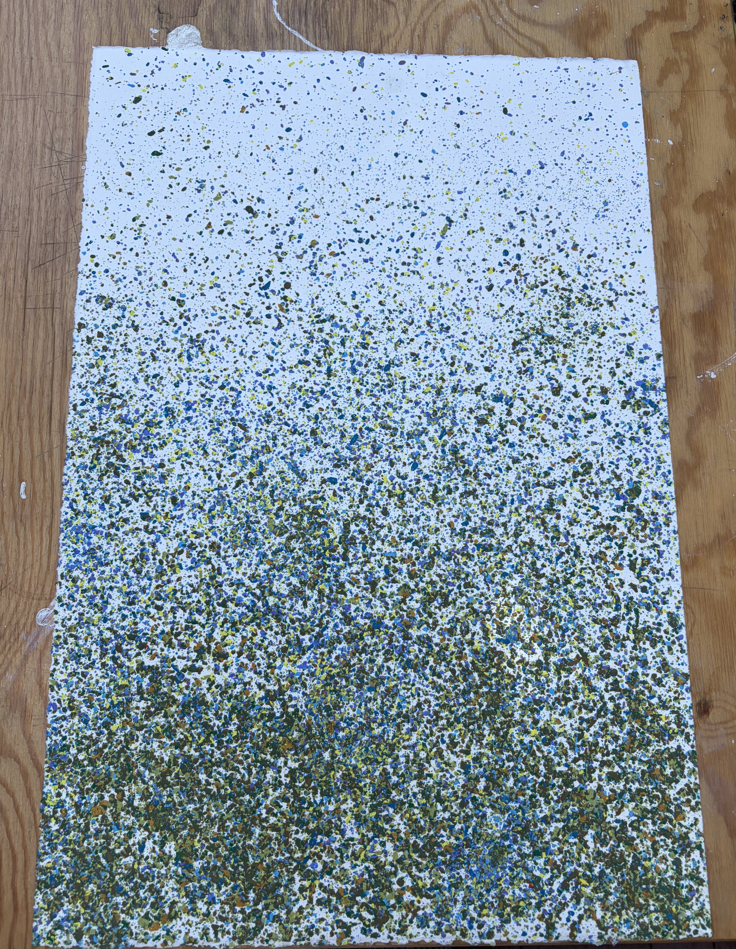 "Yardwork (summer)", 2025, 20.5" x 15" inches, 600. 