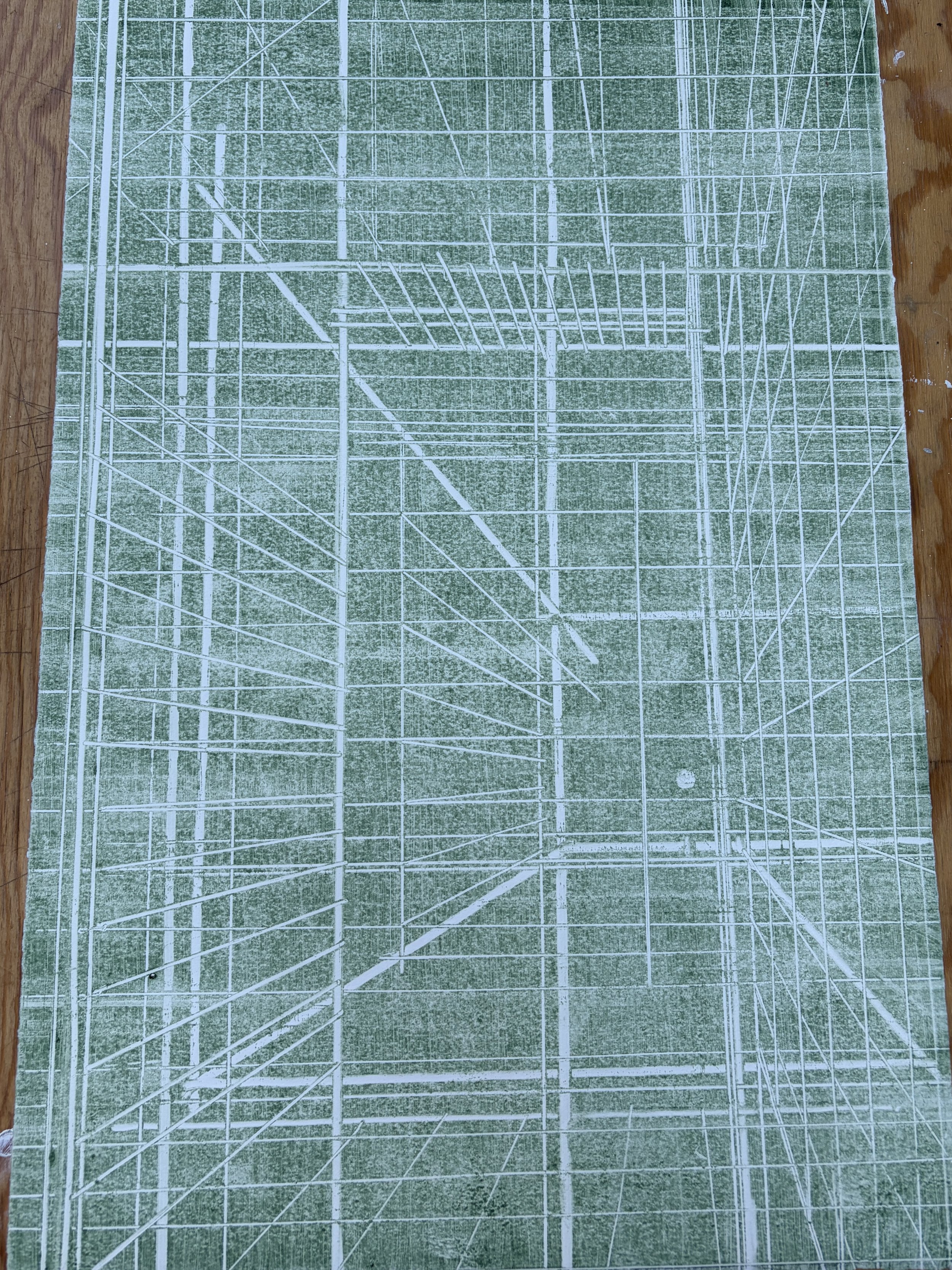 "#34B", 2020, 22" x 15" inches, 600. 