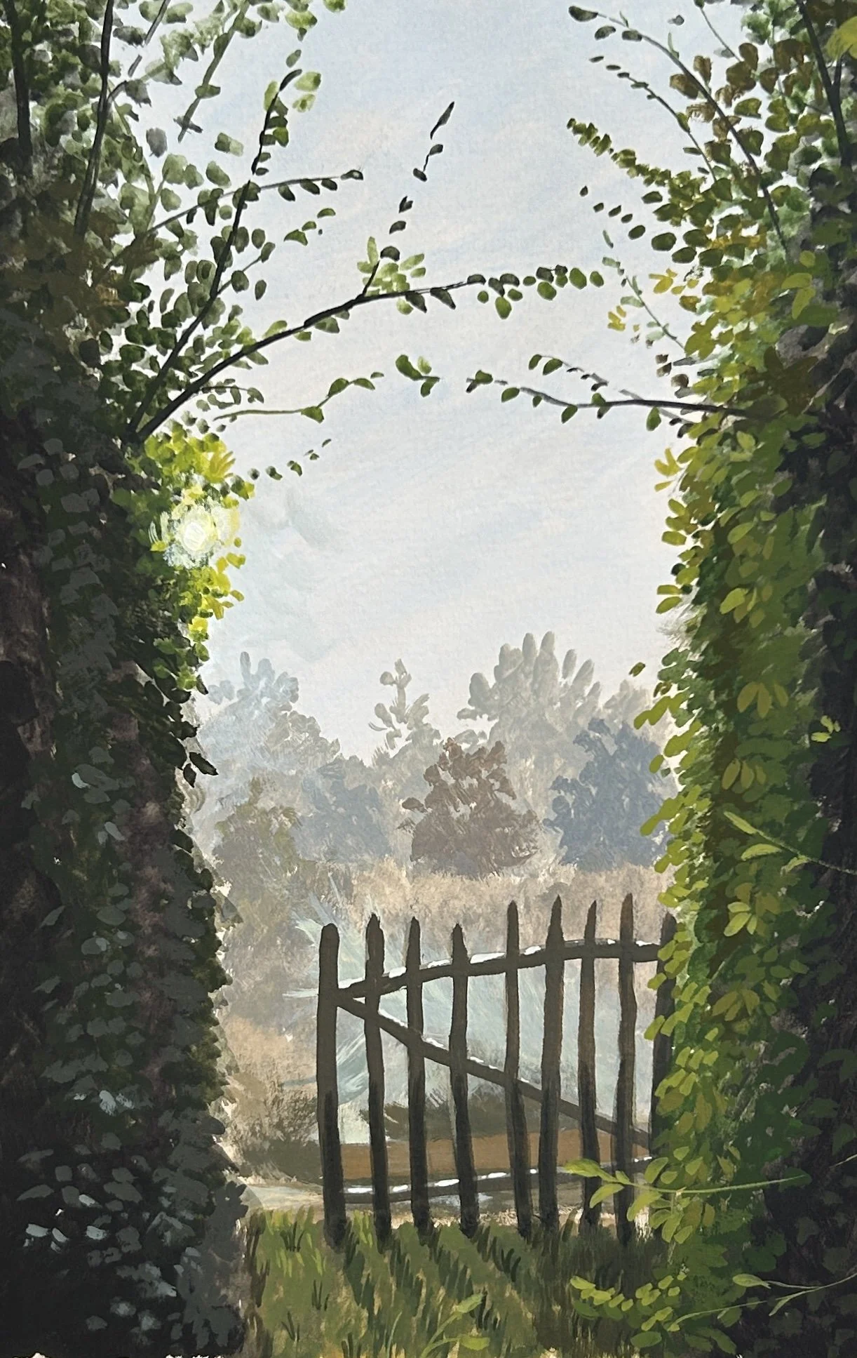 Misty Morning Giclee Print 8x10"