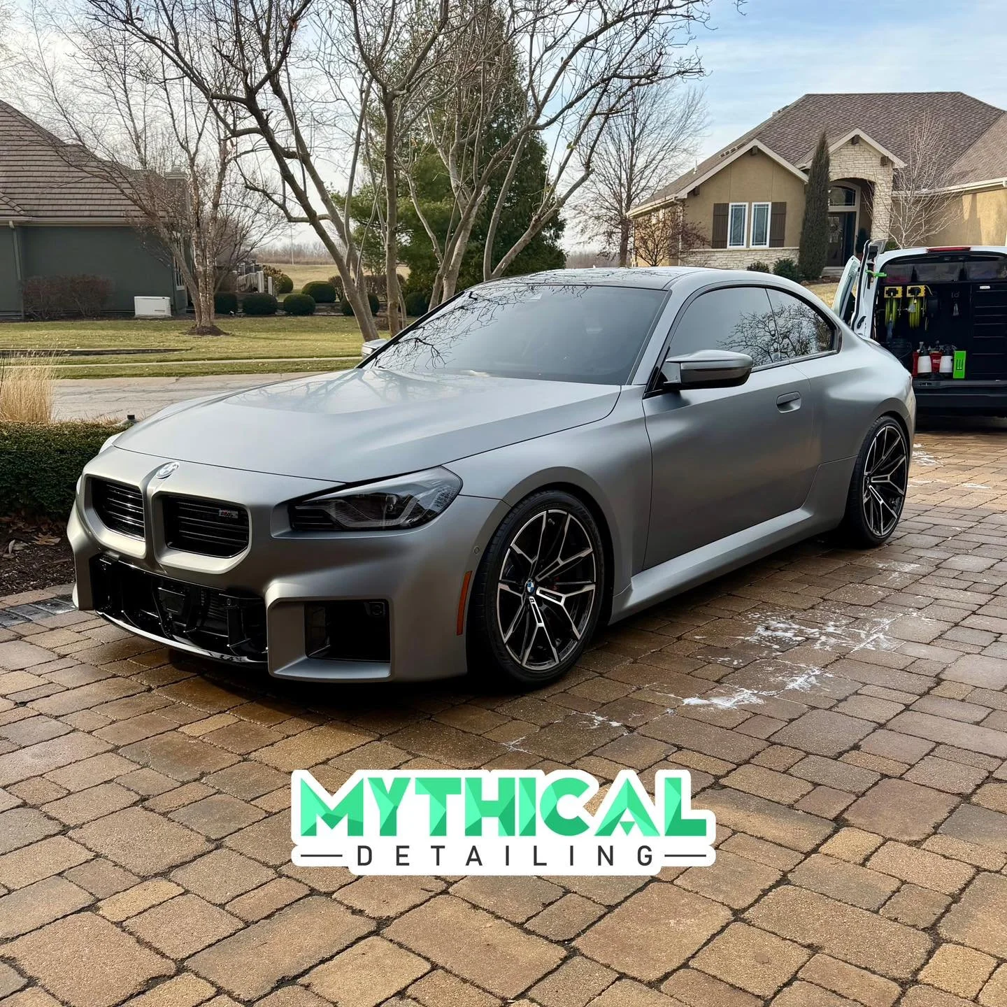 Matte grey M2 dialed! 🧼
.
.
.
#detailing #detailingkc #carderailing #cardetailingkc #autodetailing #autodetailingkc #mythicaldetailing #mobilecardetailing #kansascitydetailing #carcleaning #kccars #mobileautodetailing #kansascity