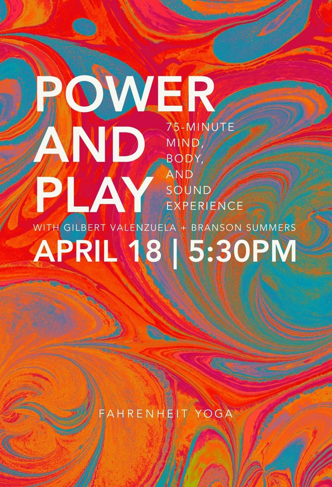 Power and Play: 75-Min Mind, Body, and Sound Experience