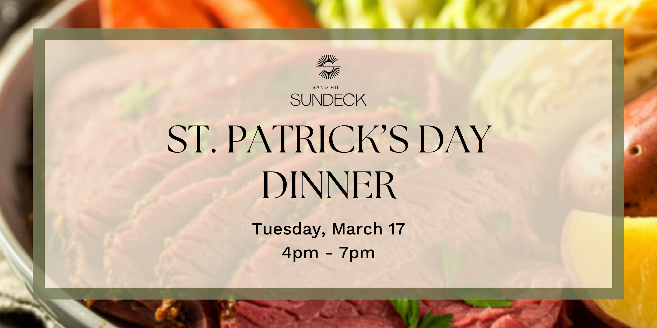 St. Patrick’s Day Dinner