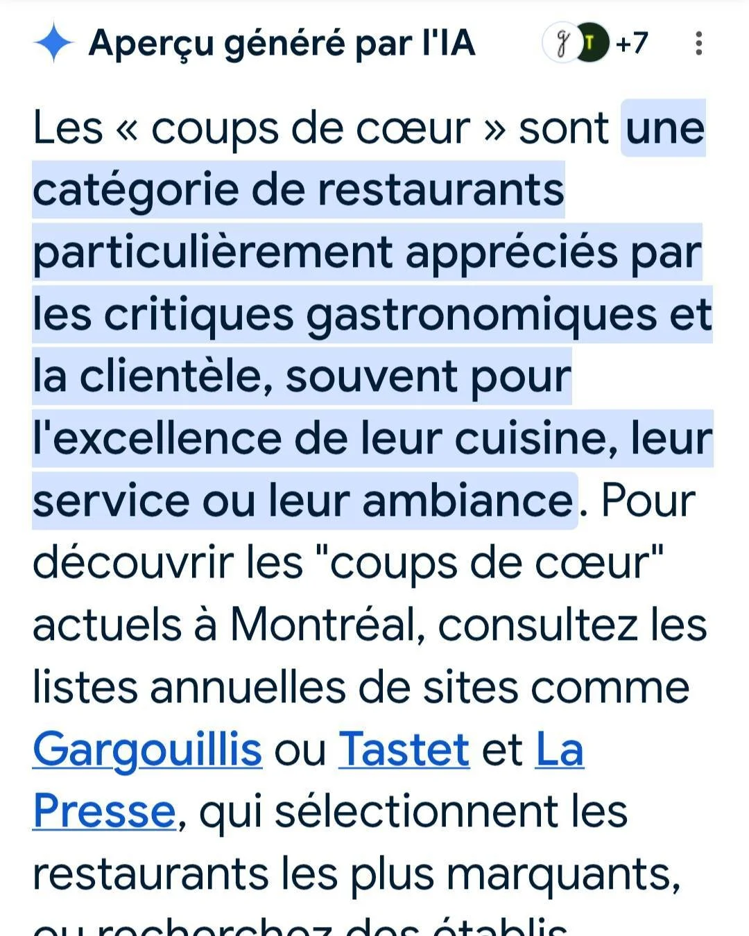 Reconnu par Gemini aux c&ocirc;t&eacute;s de La Presse et Tastet, Gargouillis vous d&eacute;voile ses coups de c&oelig;ur 2025 maintenant sur le blog.🍷🍴