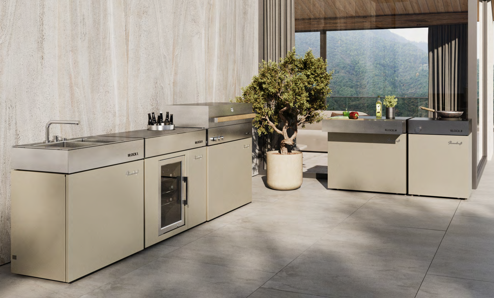 Flammkraft Block Kitchen