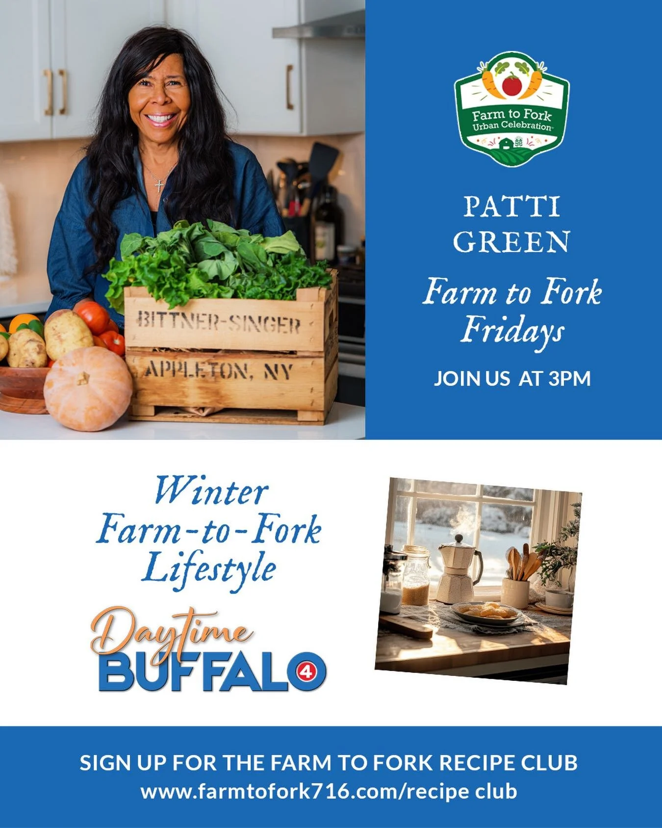Embrace the Winter Farm-to-Fork lifestyle. Just because it&rsquo;s cold outside doesn&rsquo;t mean we can&rsquo;t eat local! Western New York is filled with incredible food artisans&mdash;farmers, bakers, cheesemakers and butchers&mdash;who keep our 