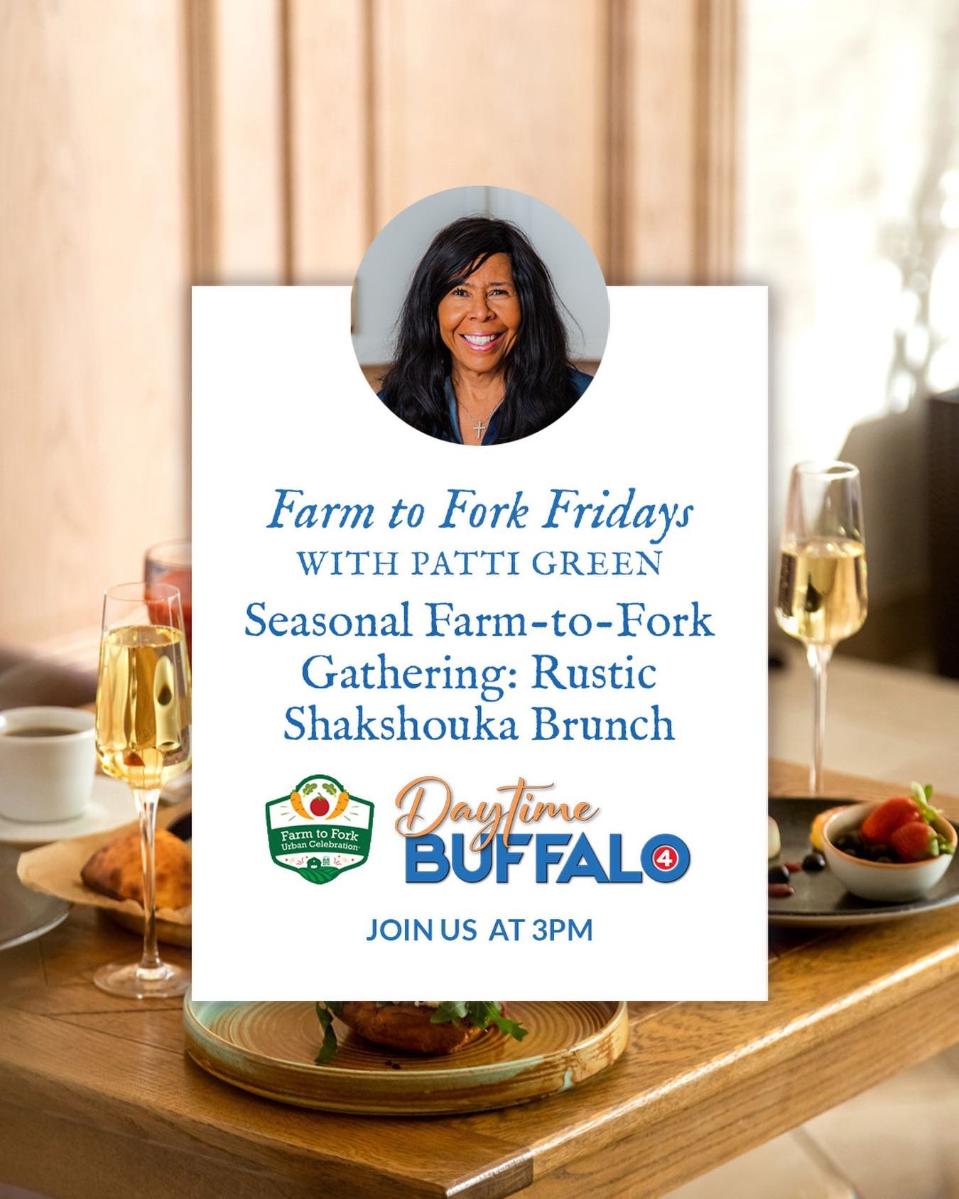 Today on Farm to Fork Fridays, we&rsquo;re brining you a cozy brunch gathering that celebrates local seasonal ingredients and simple, vibrant flavors. The star of the table? A delicious shakshouka made with locally grown vegetables, farm-fresh eggs, 
