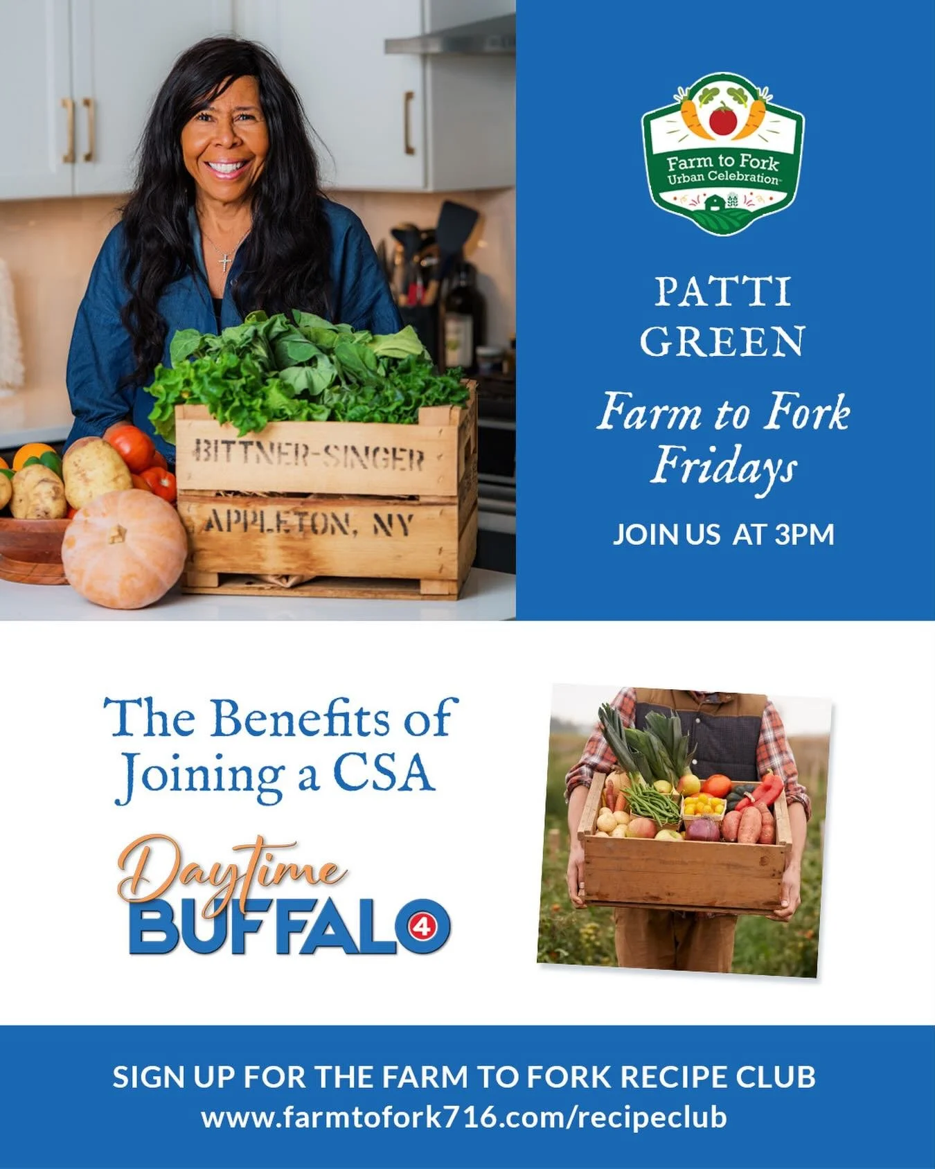 This week on Farm to Fork Fridays, we are going to share the benefits of joining a CSA. There is something truly special about cooking with ingredients that were just harvested from the soil in our own community. A CSA helps you discover new ingredie