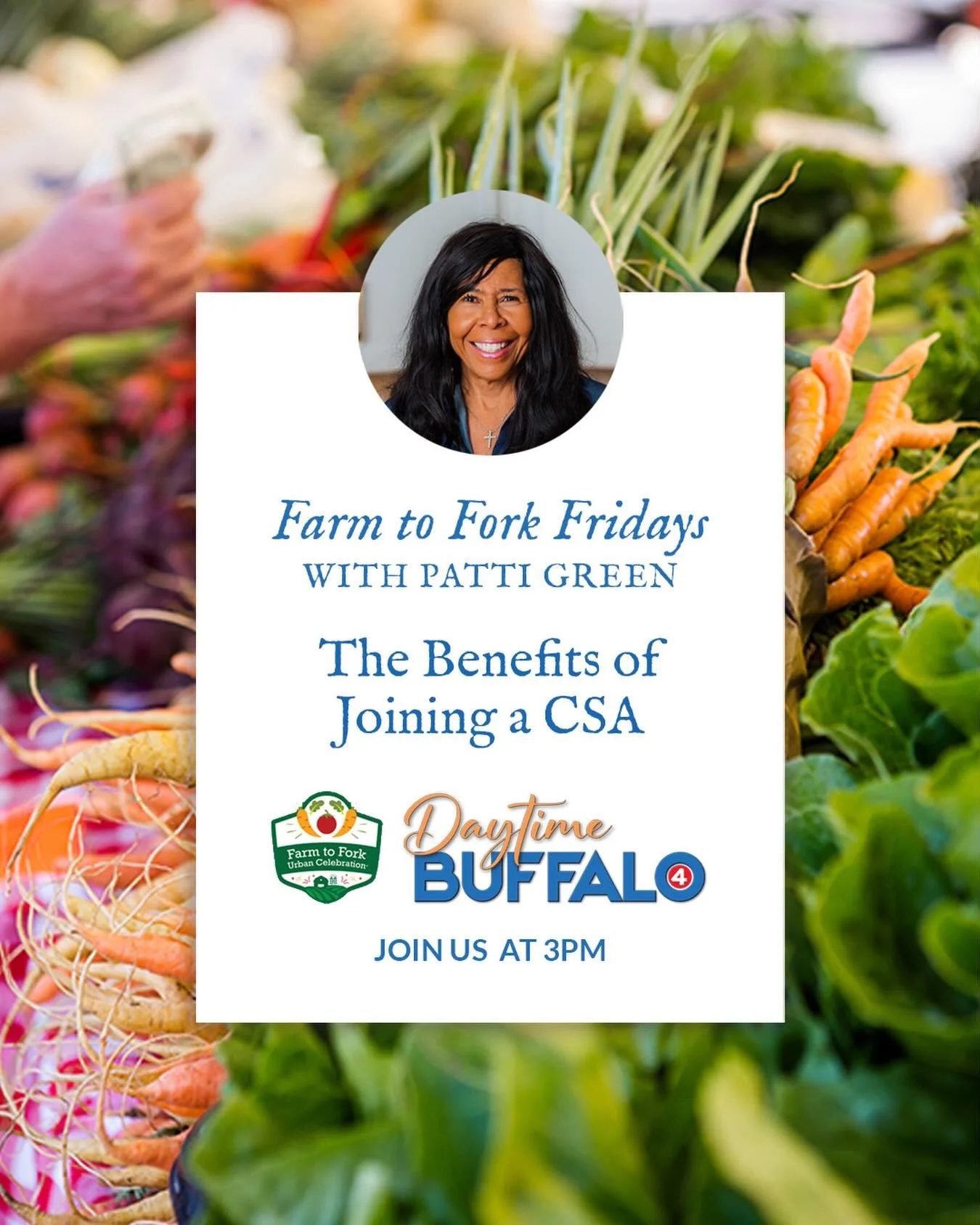 Today on Farm to Fork Fridays, we are sharing the benefits of joining a CSA. A CSA helps you discover new ingredients, try new recipes, and build meals around what is fresh and abundant. We are also highlighting Farmers &amp; Artisans in Snyder and s