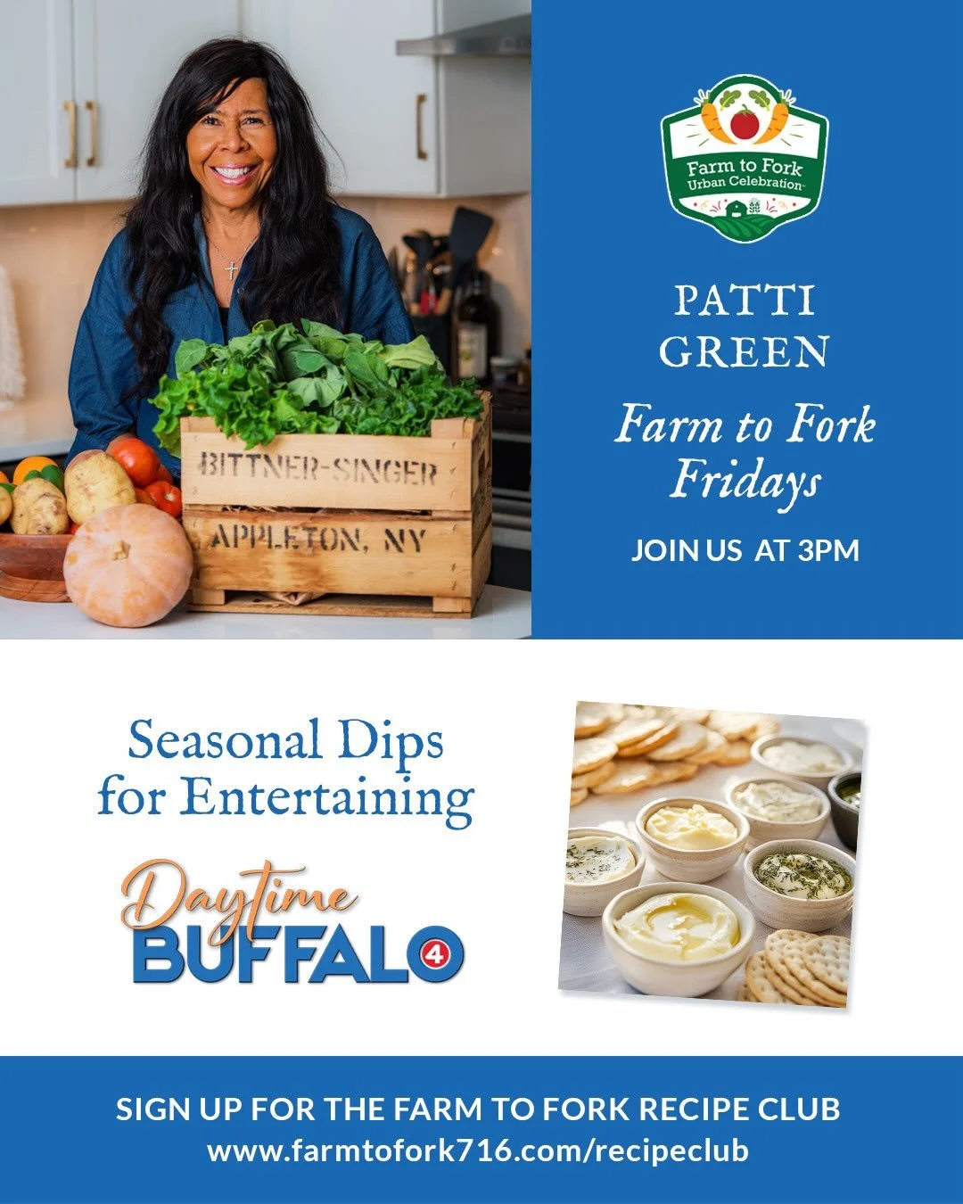 This week on Farm to Fork Fridays, we are sharing seasonal dips for entertaining. As we move into the Spring and Summer months, it&rsquo;s the perfect time to gather, snack, and celebrate simple moments together. Dips are one of my favorite ways to e