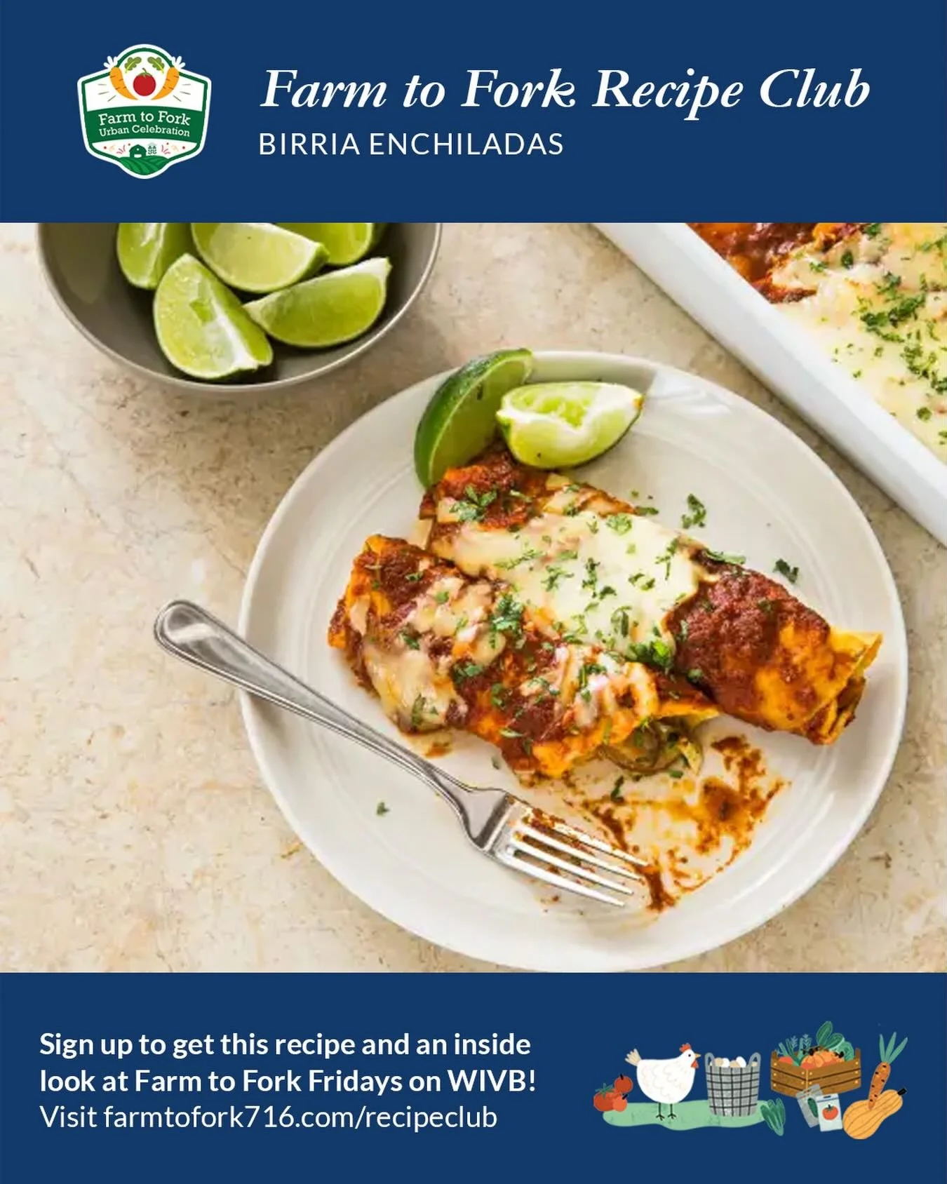 This week we are sharing recipes for Cinco de Mayo! This delicious dish, Birria Enchiladas, is a rich and festive twist perfect for celebrating, featuring tender, shredded pork wrapped in soft tortillas and smothered in a enchilada sauce. This comfor