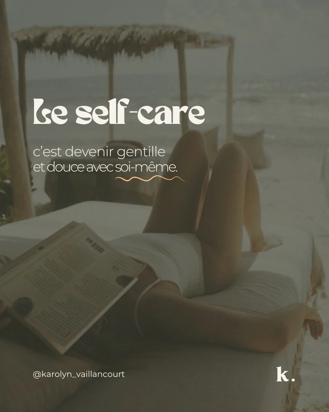 On va se dire les vraies affaires :
Le self-care, ce n&rsquo;est pas juste un masque en feuille un dimanche soir ni un massage annuel que tu re&ccedil;ois &agrave; ta f&ecirc;te (merci les amis, j'appr&eacute;cie fullll quand m&ecirc;me 💆🏻&zwj;♀️).