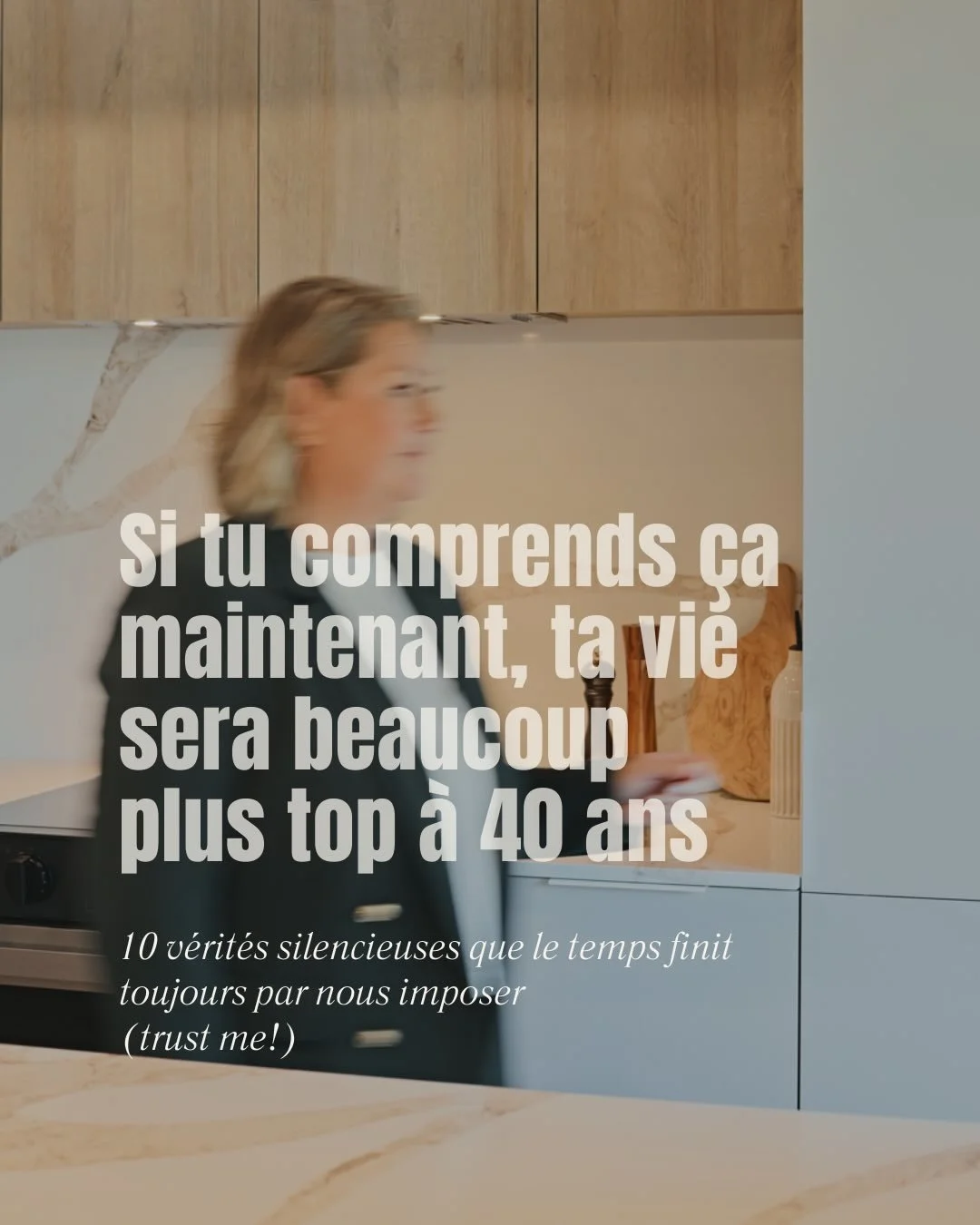Je te partage des v&eacute;rit&eacute;s silencieuses que le temps finit toujours par imposer.

Quand on arrive &agrave; 40 ans, ce n&rsquo;est pas le talent, ni l&rsquo;exp&eacute;rience, ni la personnalit&eacute;, ni m&ecirc;me la &laquo;chance&raqu