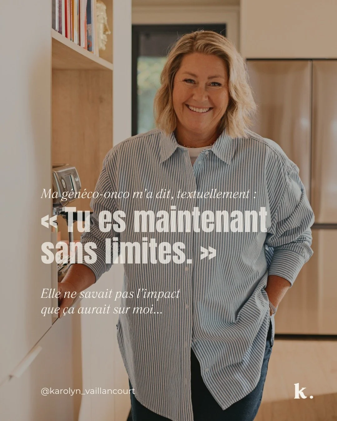 On nous apprend tr&egrave;s t&ocirc;t &agrave; respecter les limites.

Rarement &agrave; les questionner.

Celles qui transforment une vie ne sont pas m&eacute;dicales.

Elles sont mentales.

Lis le carrousel.
Et demande-toi o&ugrave; tu te limites e