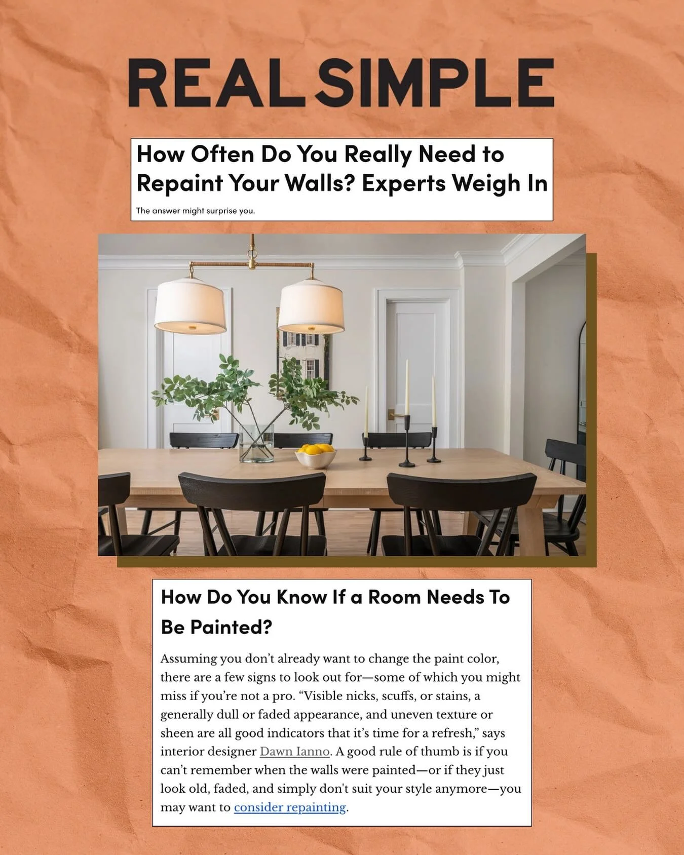 @dawninteriors X @real_simple 👏
Thank you @itsamandalauren !!