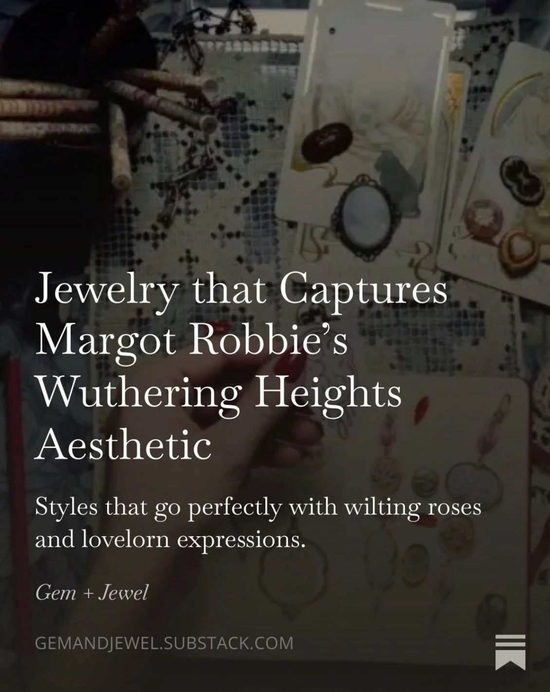 @hysteriajewelry X @gemandjewelmagazine 🥀🔒 thank you @emilivesilind !