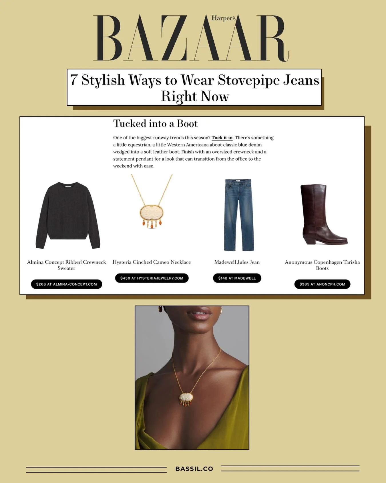 @hysteriajewelry X @harpersbazaarus 🙌 thank you @michellaor !!