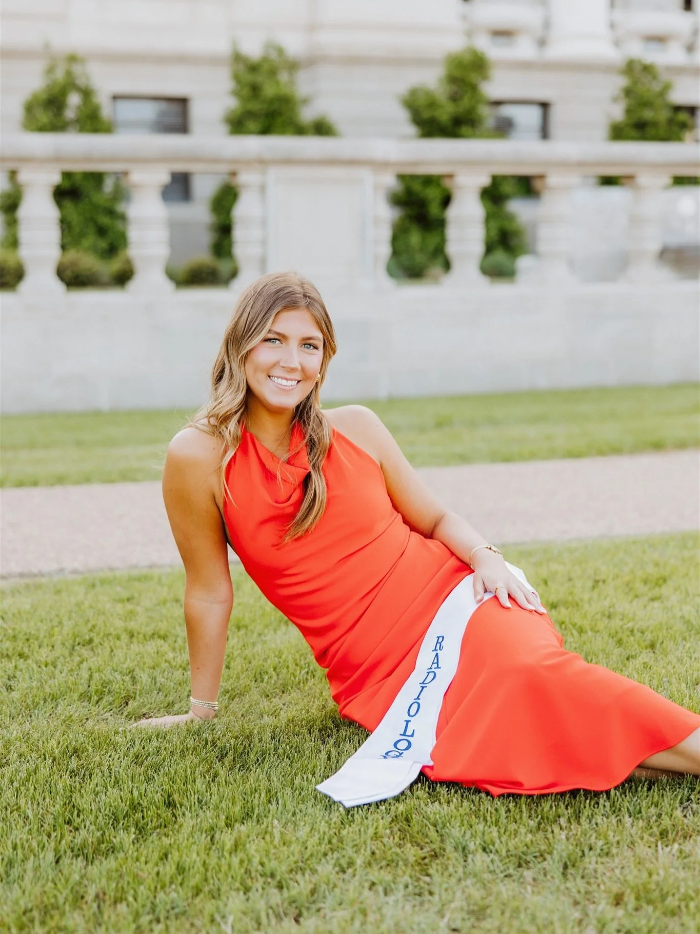 Senior Sunday featuring Presley! 

I&rsquo;ve been holding on to these for a while, but her stunning dress needs a place on my feed forever! 😍 This is your sign to go bright with your outfit choice, especially at the Admin building with its beautifu