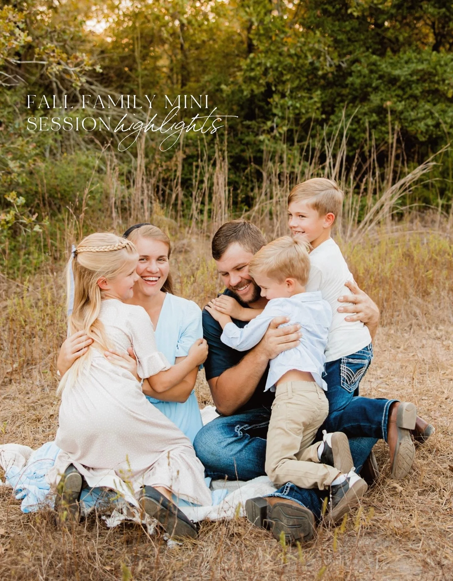 2025 Fall Family Mini Session Highlights 🍂📸 

My mini sessions in College Station were pure magic! Quick, simple, and full of connection. No stiff posing. No pressure. Just your family showing up as you are while I guide you through the moments. An