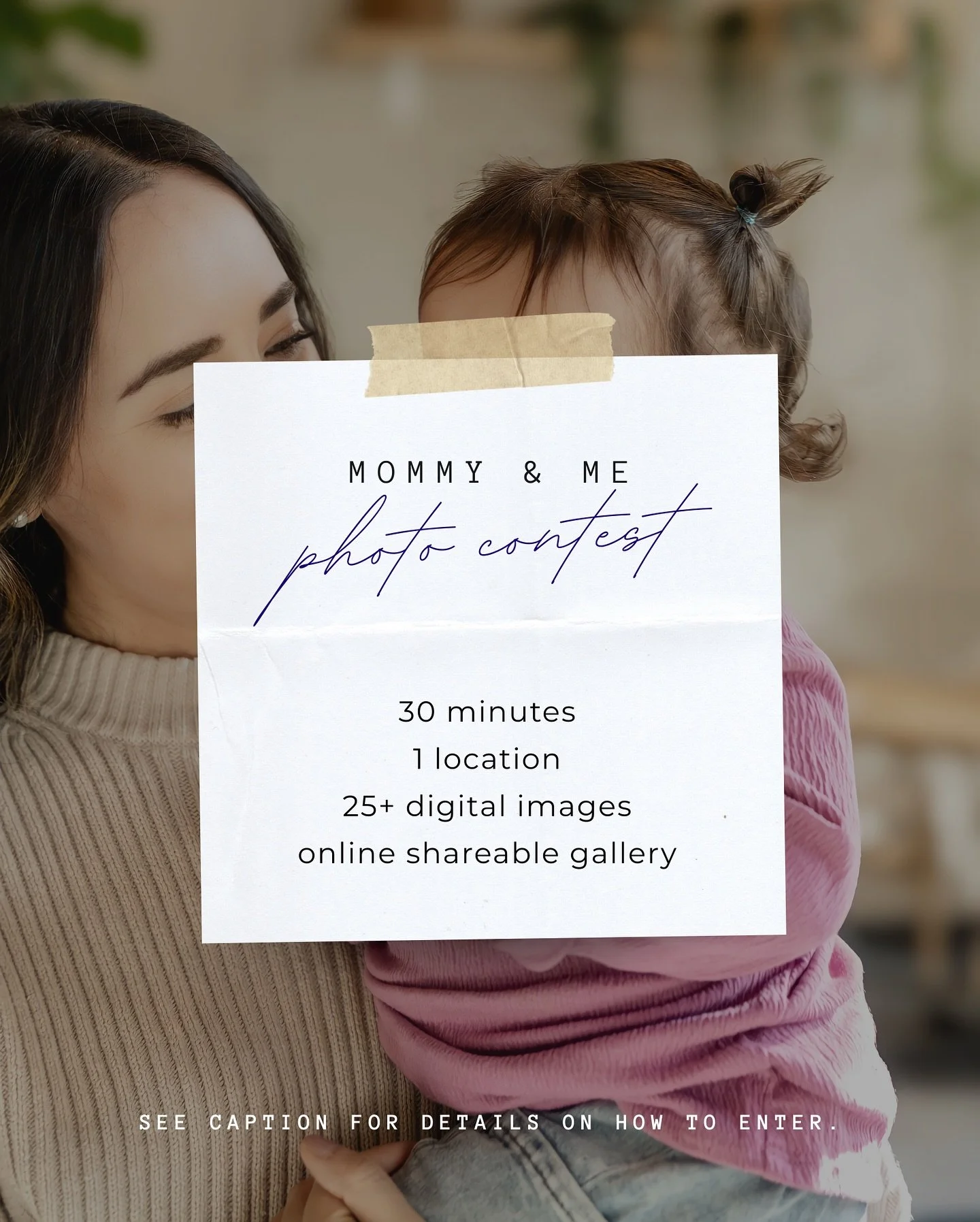 Mother’s Day Giveaway: Celebrate Mom with a “Mommy & Me” Session! 🎉 ✨ 
Moms are so often the ones behind the camera, never in the photos—and that needs to change. This Mother’s Day, I want to celebrate YOU with a s