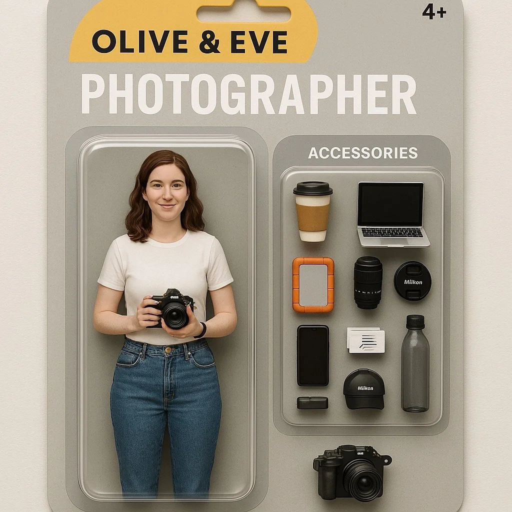 Loving this trend right now! 👋🏻 
Give @oliveevephoto a follow and comment on this photo and I can make you one 🥰
#doll #dolltrends #toydoll #toyphoto