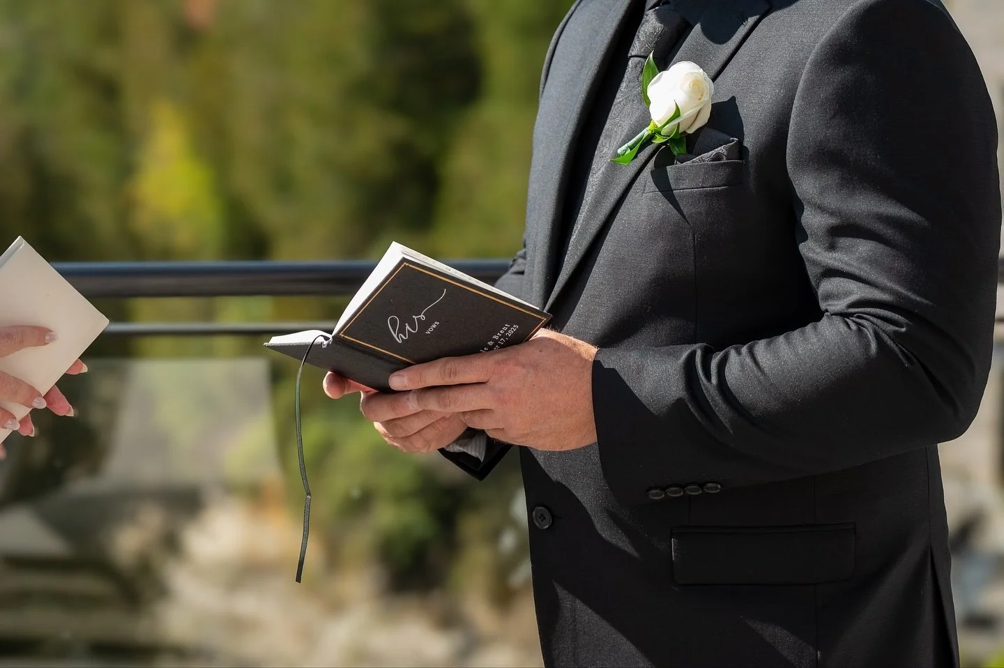 Some days remind you why you fell in love with photographing love stories. Their intimate elopement was quiet, intentional, and deeply personal &mdash; every word of their vows written straight from the heart. I feel so lucky to have witnessed and ca