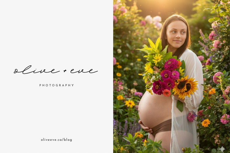 A Summer Garden Maternity Session Filled with Heart — Toronto Maternity Photography