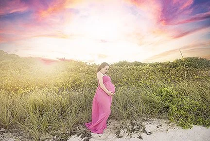 beach maternity photography Fort Lauderdale