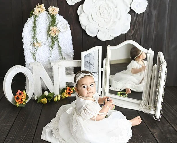 first birthday portraits