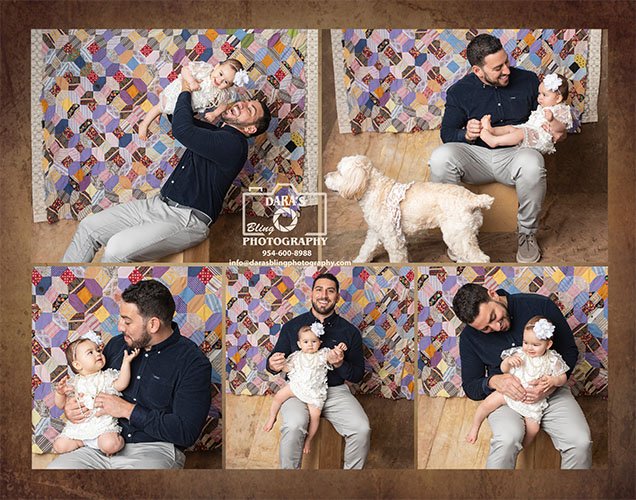 Father’s Day photoshoot with quilts