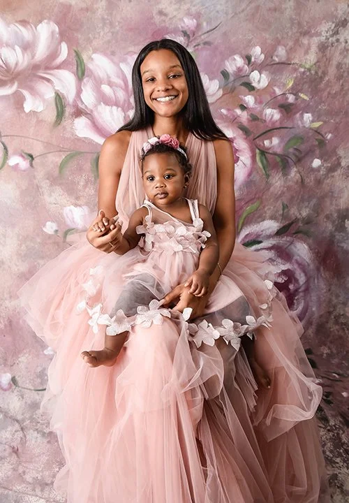 mommy and daughter matching party dress Mother Daughter Matching Tulle Dress: Floral Mommy and Me Outfit