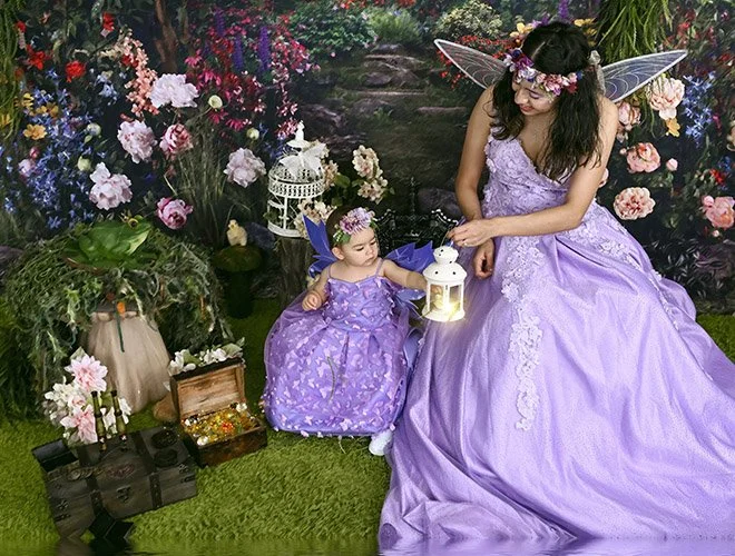 mother daughter fairy photoshoot