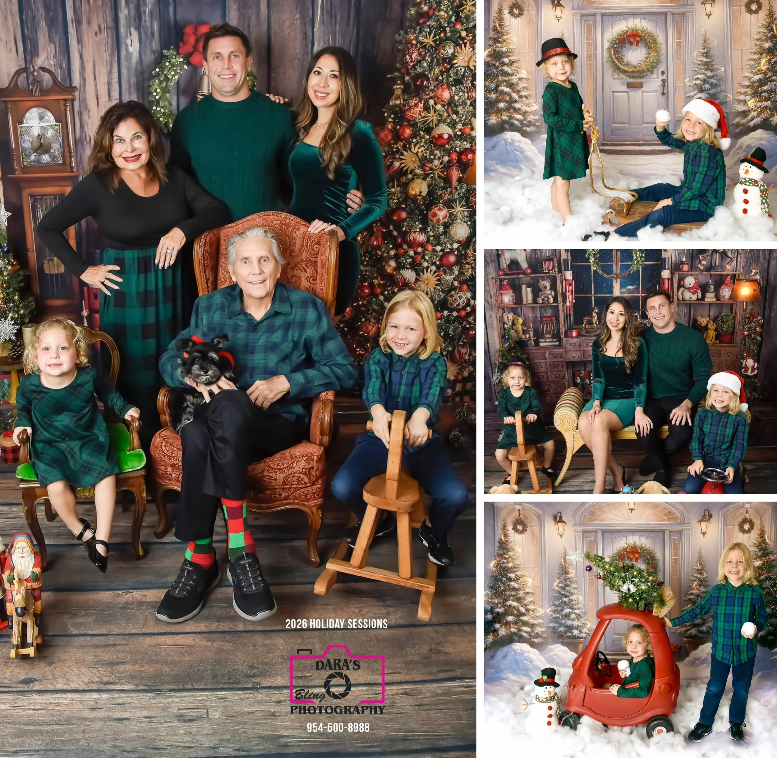 family christmas photos near me