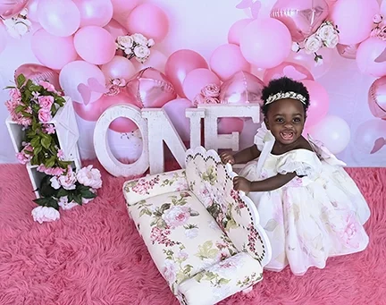 first birthday portraits