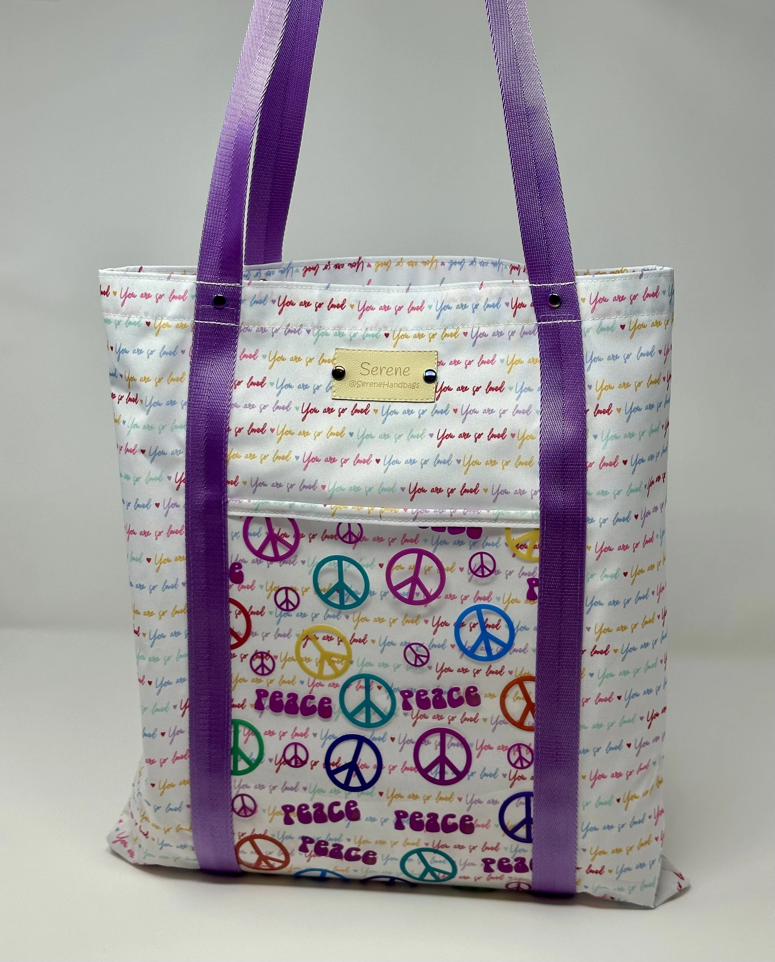 All Day Tote with Vinyl Pockets