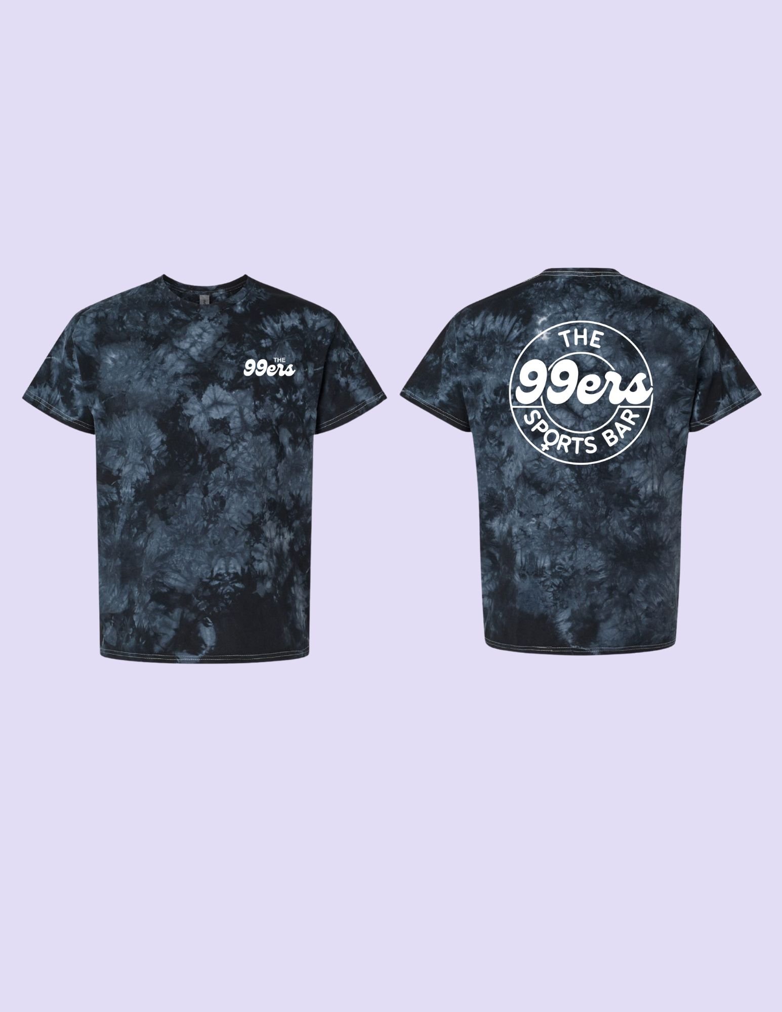 Black Tie-Dye Shirt
